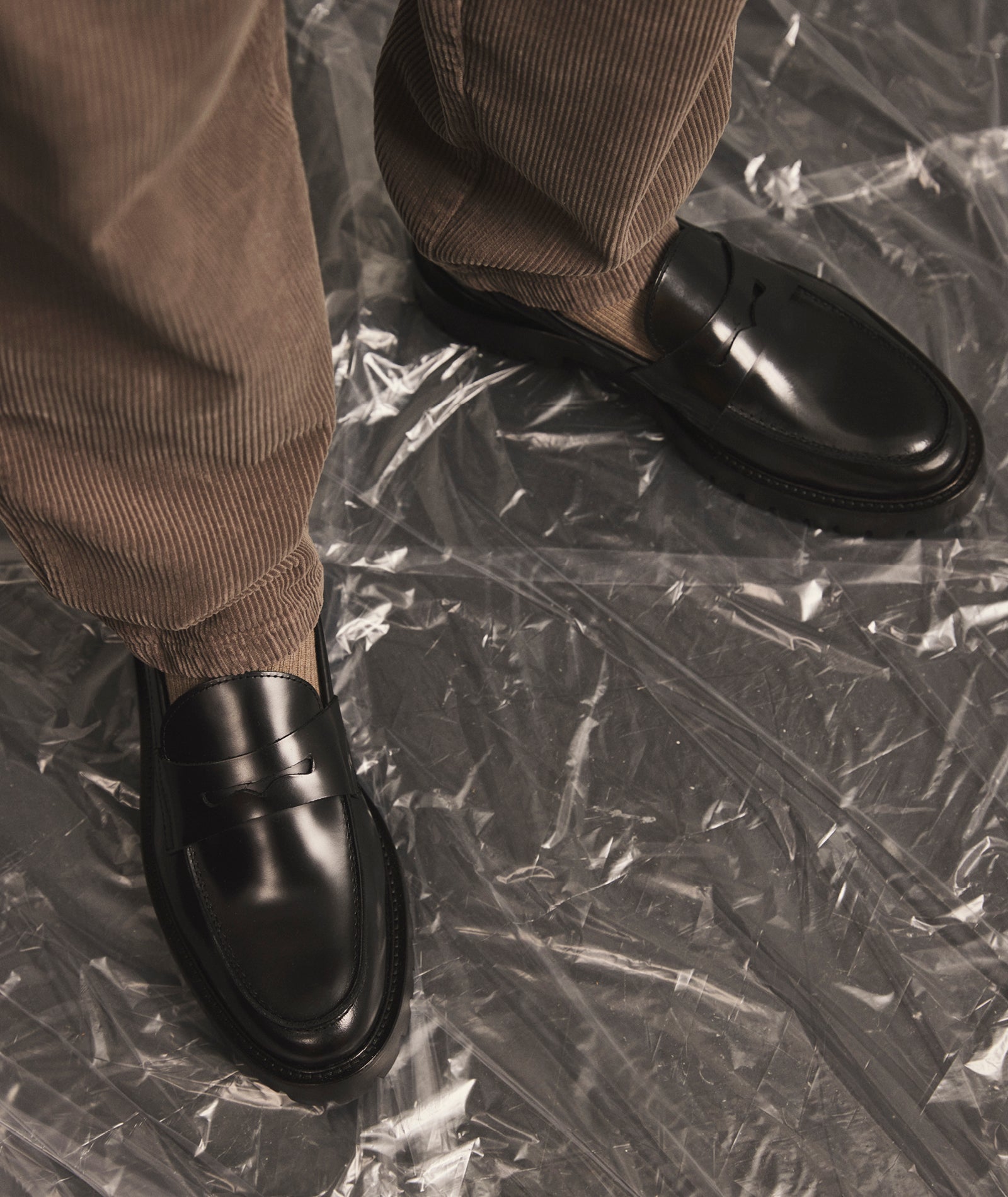 GARMENT PROJECT MAN Aaron Penny Loafer - Black Polido Loafer 999 Black