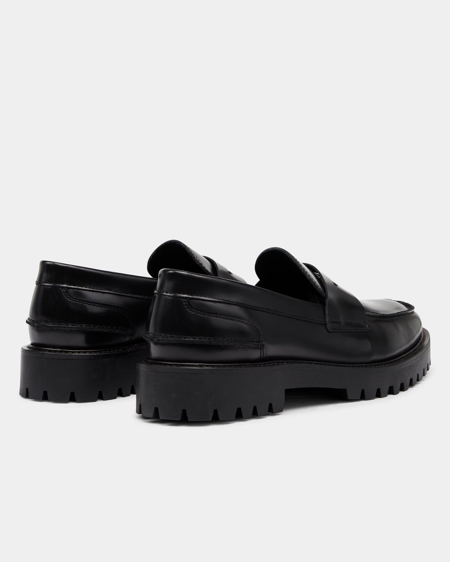 GARMENT PROJECT MAN Aaron Penny Loafer - Black Polido Loafer 999 Black