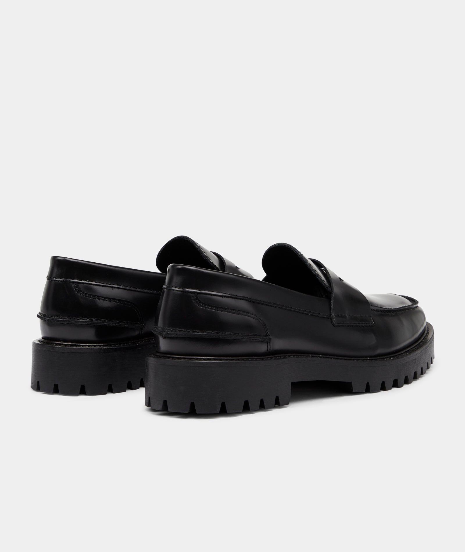 GARMENT PROJECT MAN Aaron Penny Loafer - Black Polido Loafer 999 Black