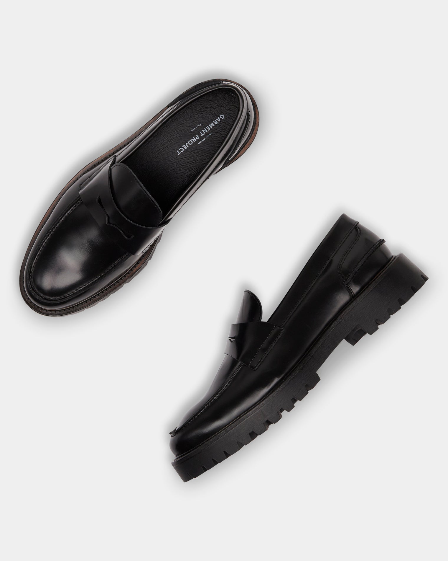 GARMENT PROJECT MAN Aaron Penny Loafer - Black Polido Loafer 999 Black