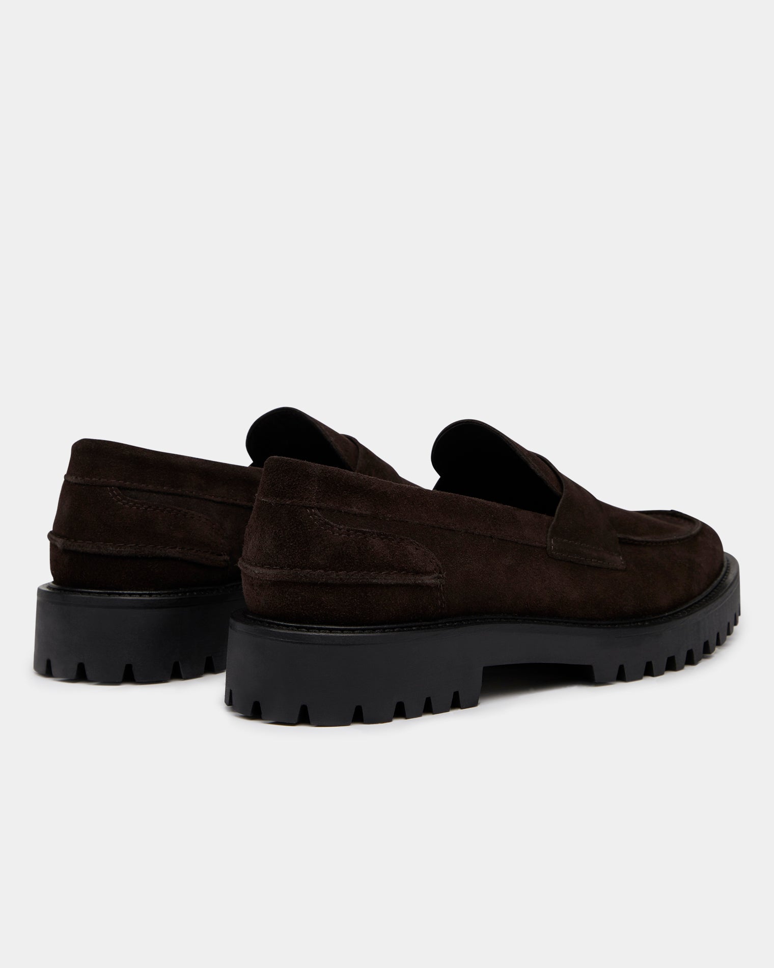 GARMENT PROJECT MAN Aaron Penny Loafer - Brown Suede Loafer 800 Brown