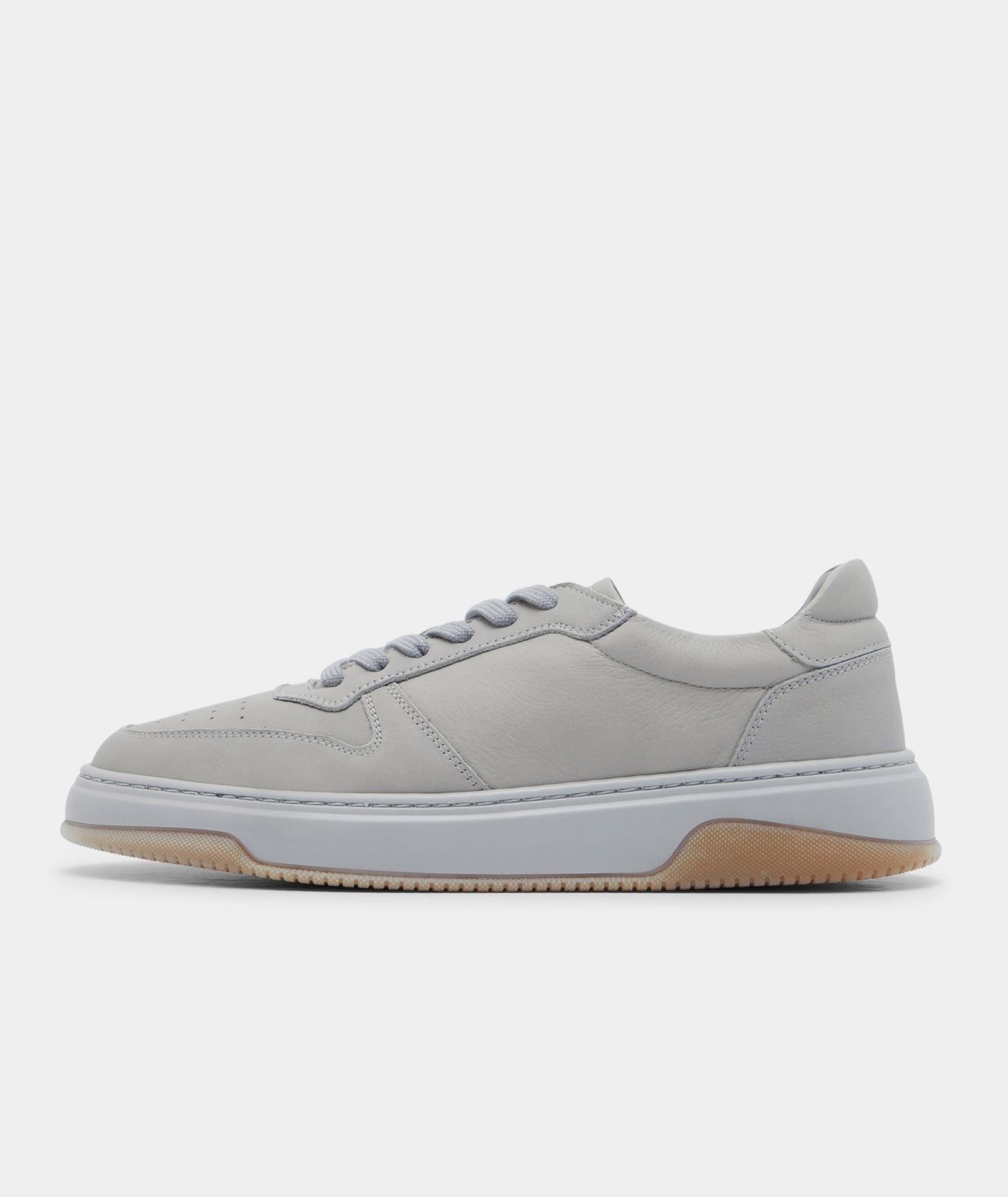 GARMENT PROJECT MAN Ace - Light Grey Leather Sneakers 410 Light Grey