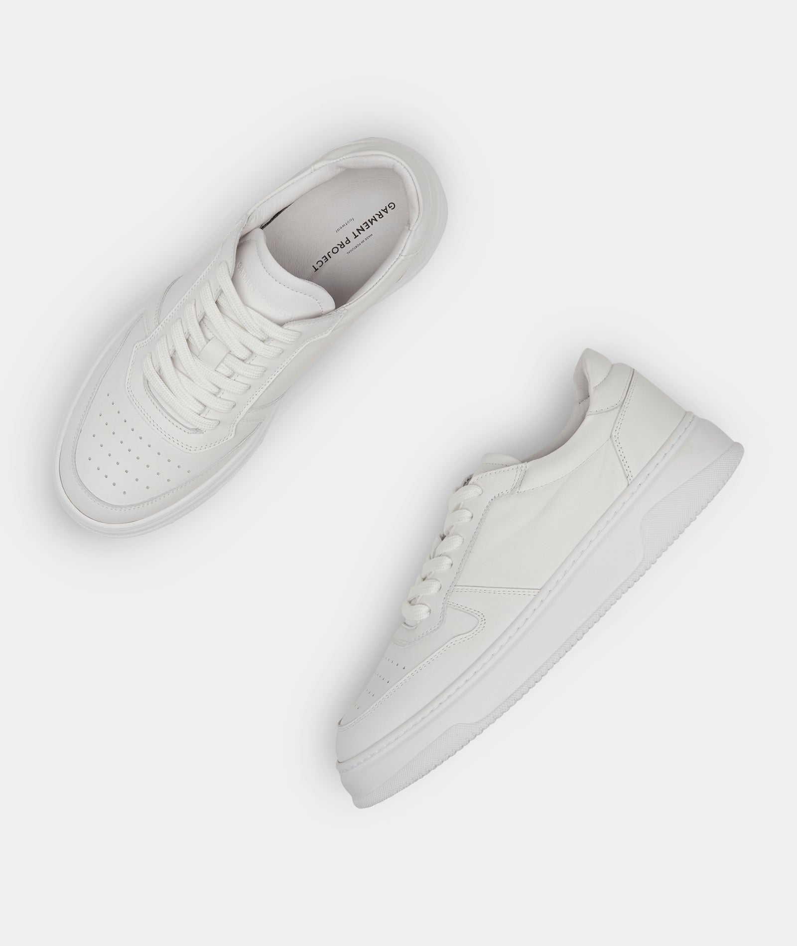GARMENT PROJECT MAN Ace - White Leather Sneakers 100 White