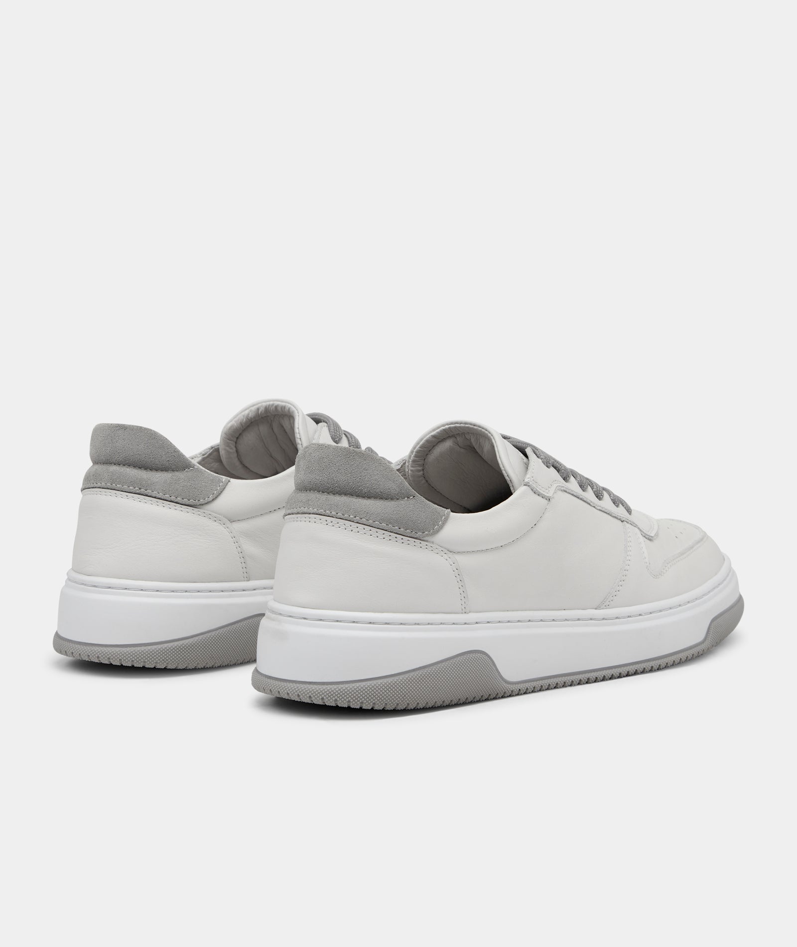 GARMENT PROJECT MAN Ace - White / Light Grey Leather Shoes 100 White