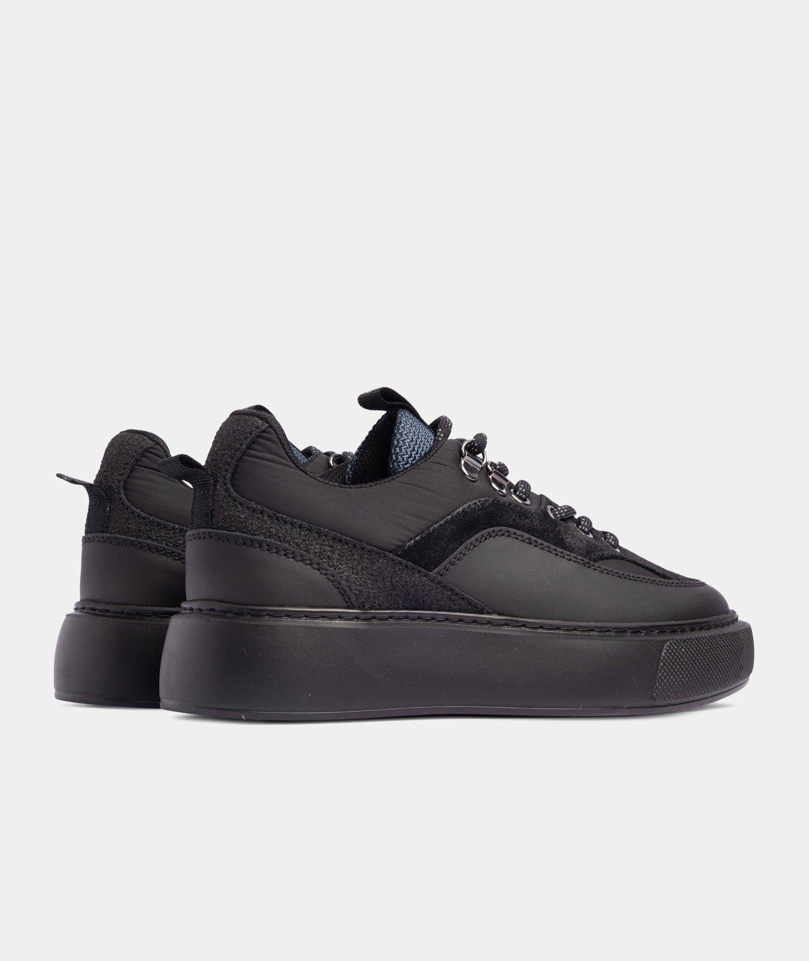 GARMENT PROJECT WMNS Alaska Low - Black Nylon Sneakers 999 Black
