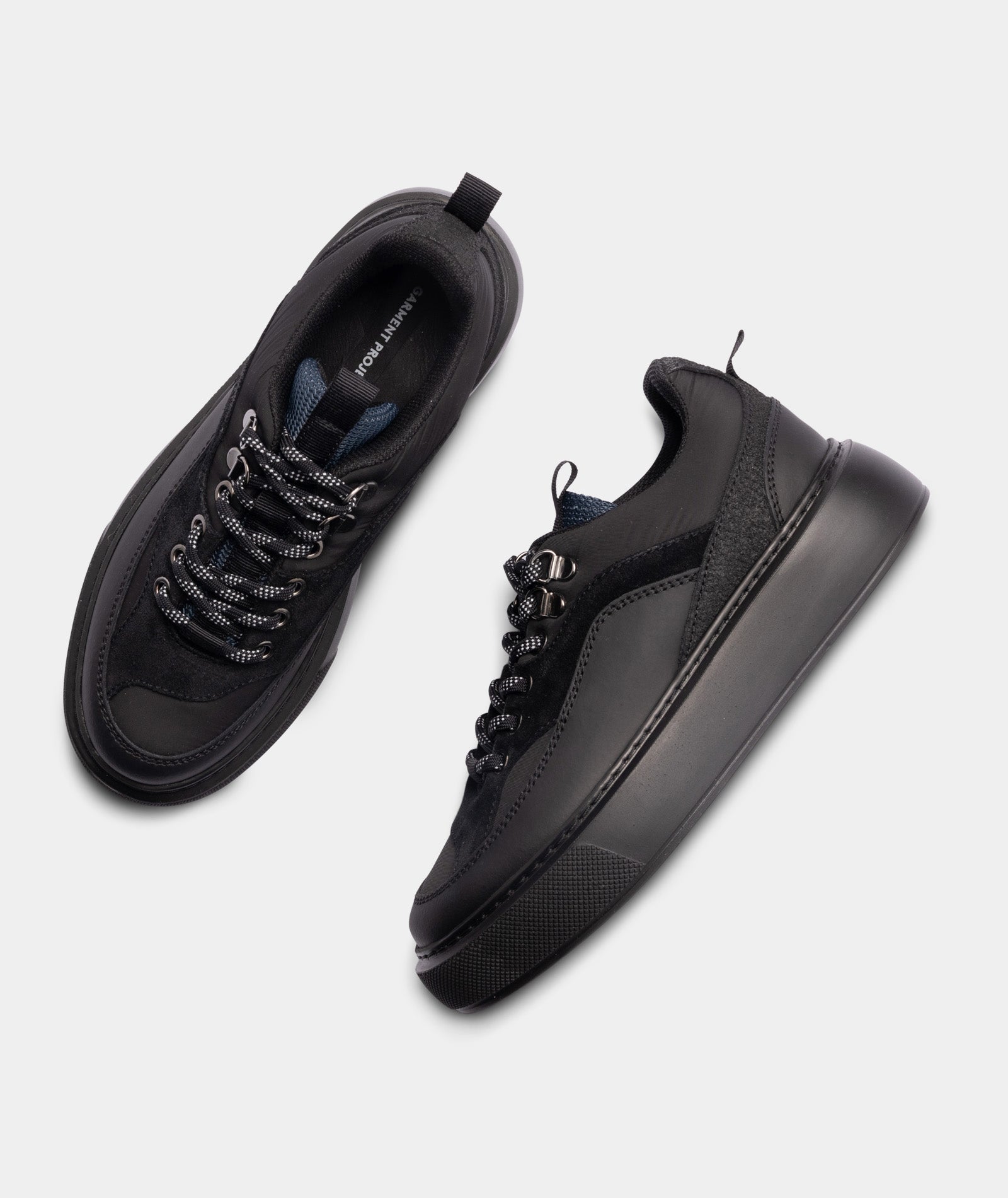 GARMENT PROJECT WMNS Alaska Low - Black Nylon Sneakers 999 Black