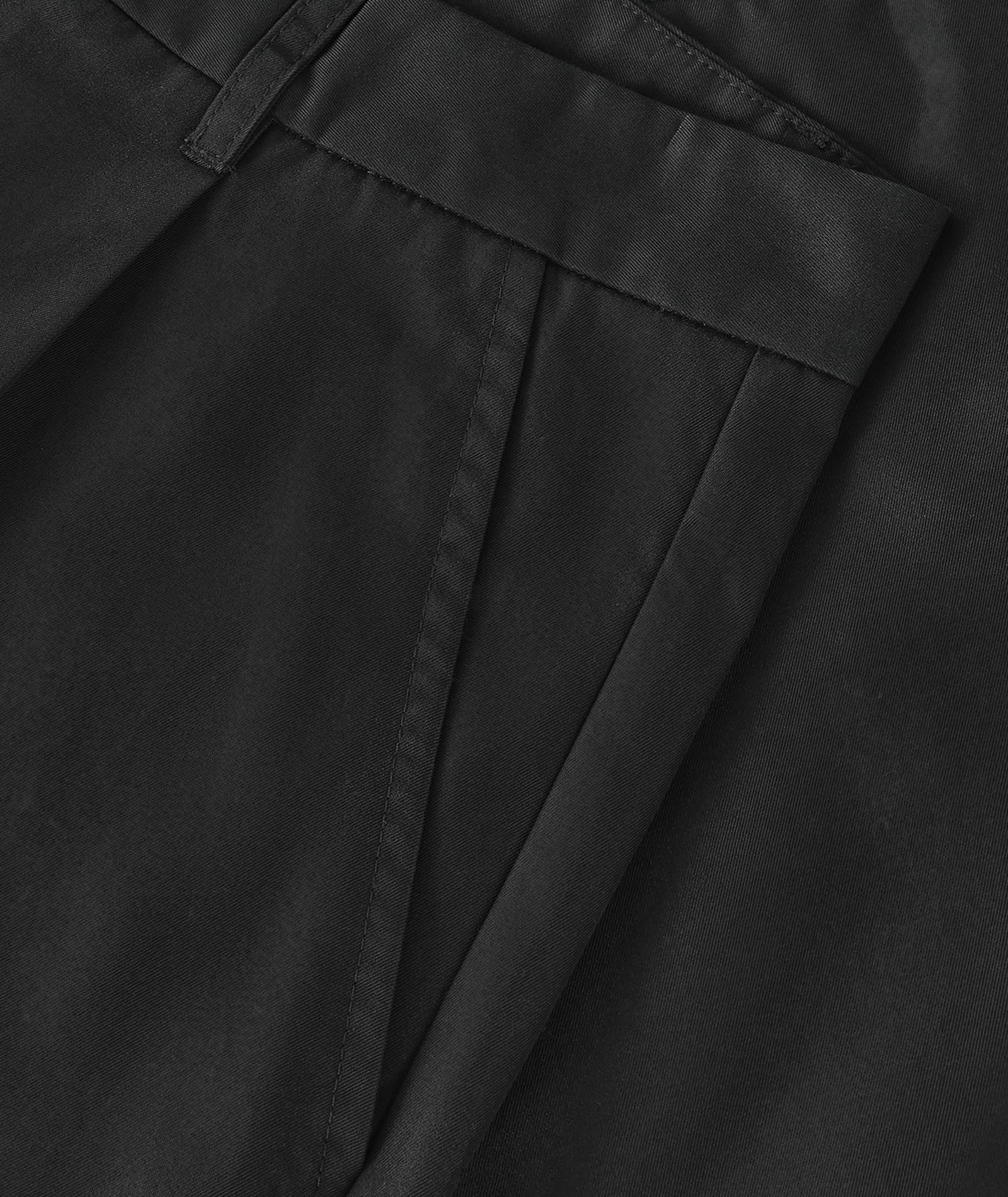 GARMENT PROJECT MAN Bill Shorts - Black Twill Shorts 999 Black