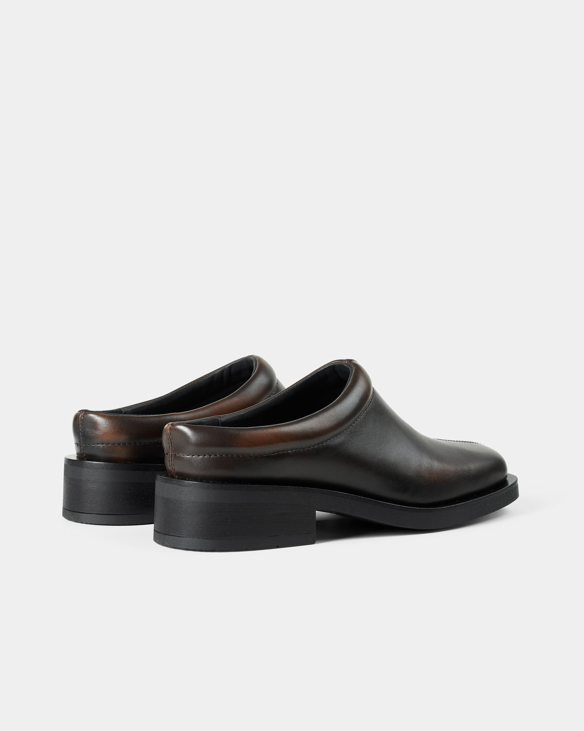 GARMENT PROJECT WMNS Blake - Brown Vintage Leather Mules 800 Brown