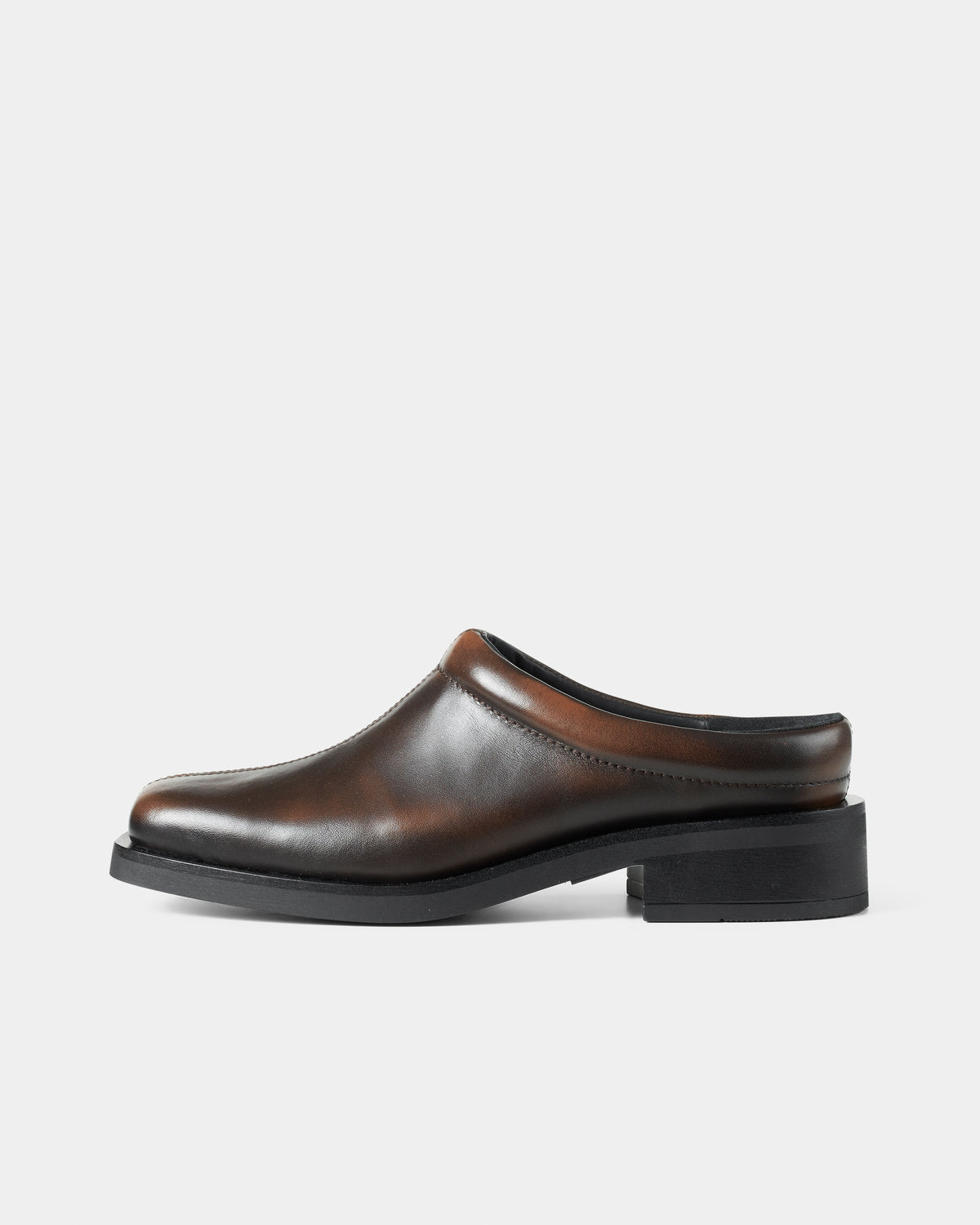 GARMENT PROJECT WMNS Blake - Brown Vintage Leather Mules 800 Brown