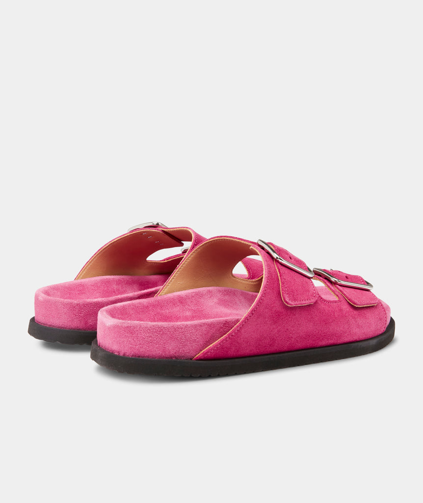 GARMENT PROJECT WMNS Blake Sandal - Pink Suede Shoes 690 Pink
