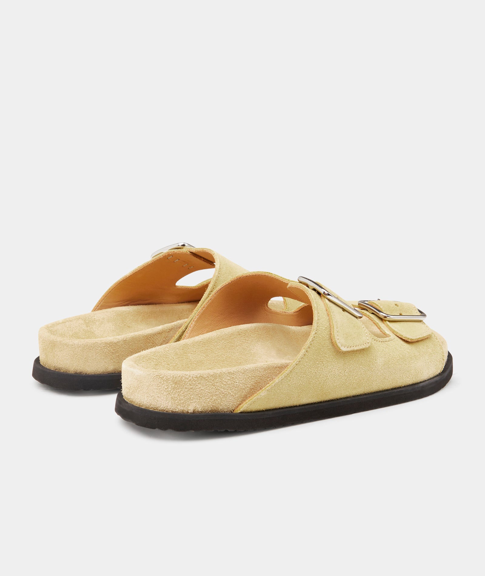GARMENT PROJECT WMNS Blake Sandal - Soft Yellow Suede Shoes 305 Soft Yellow