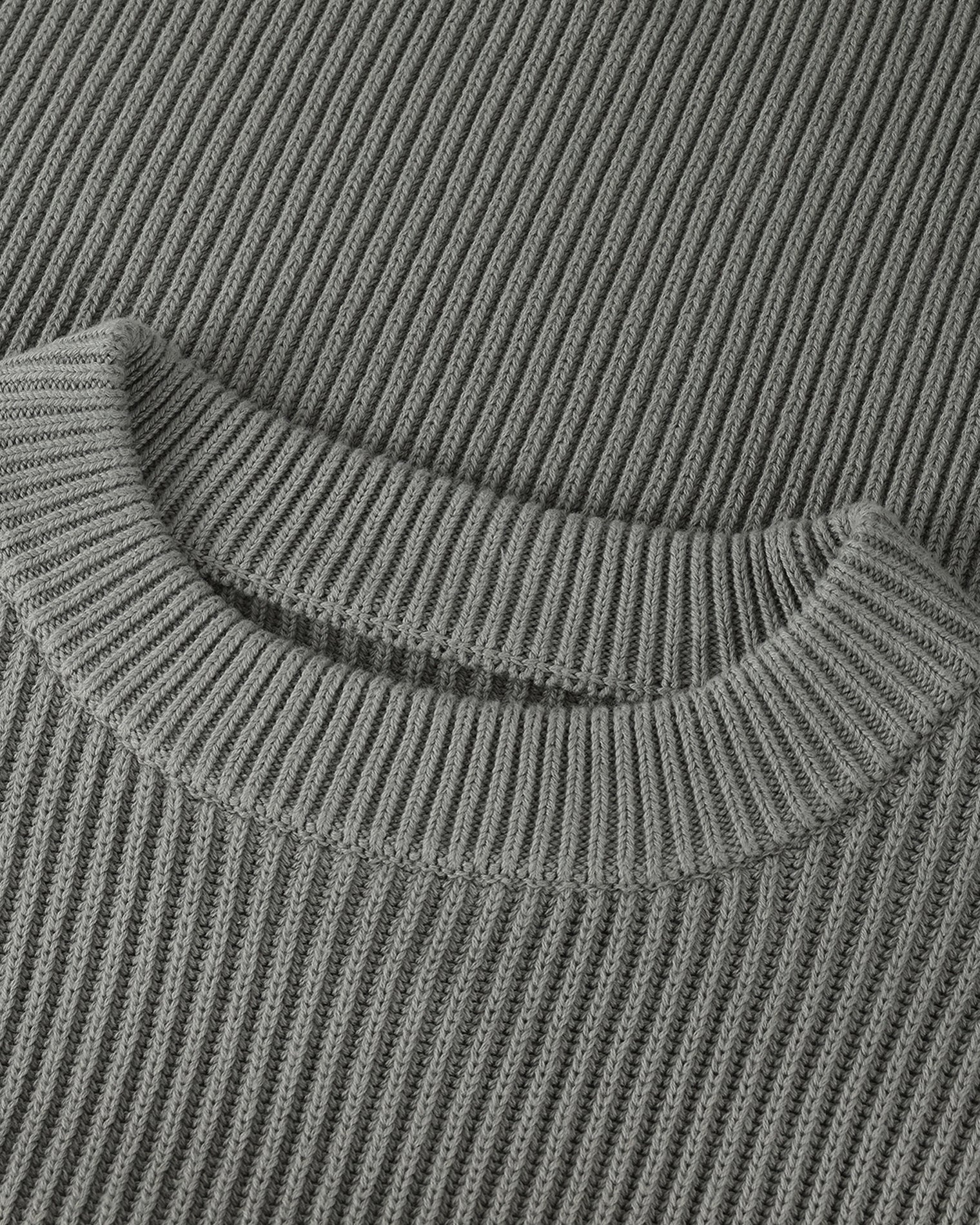GARMENT PROJECT MAN Boxy Cotton Knit - Dusty Green Knit 255 Dusty Green