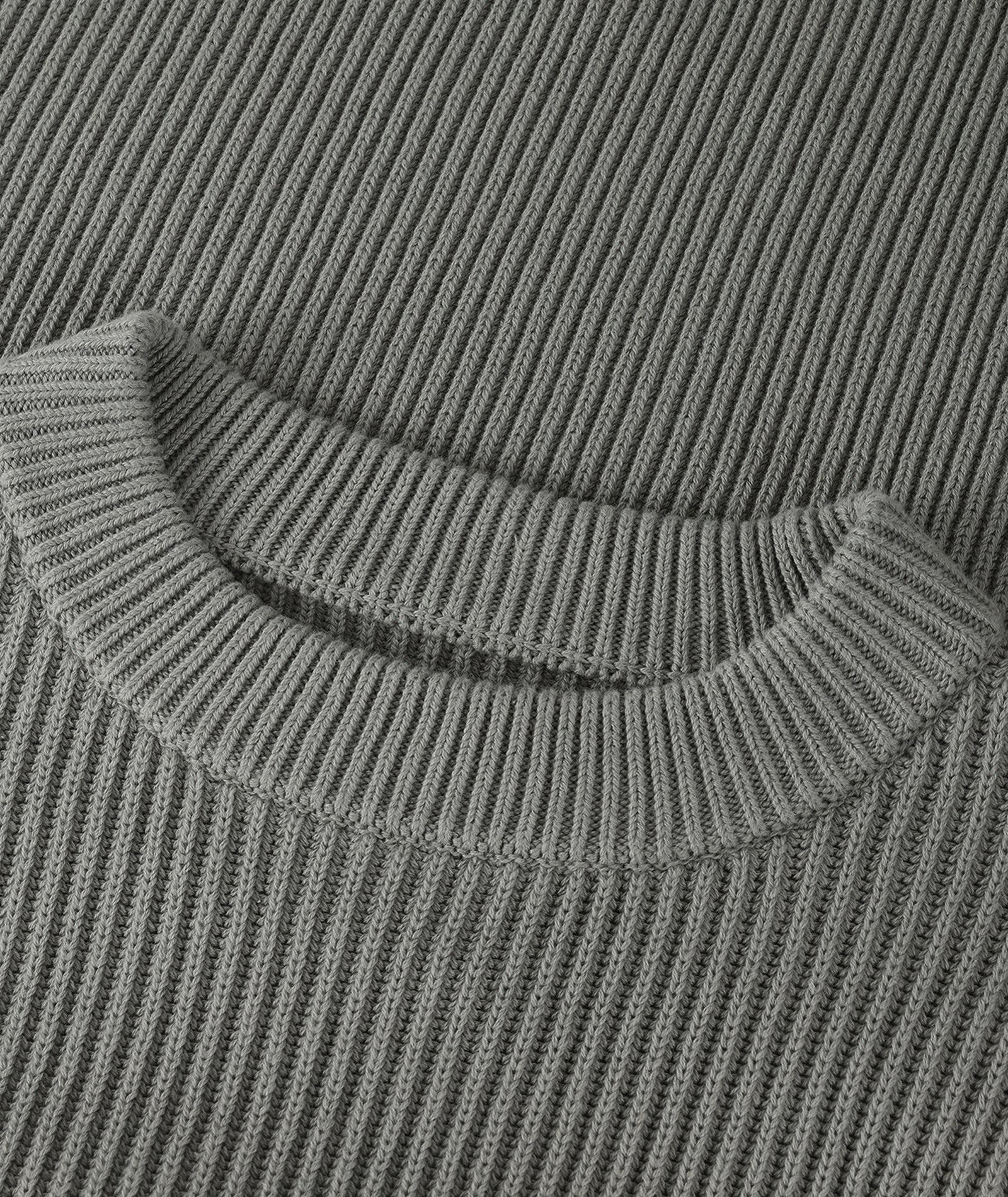 GARMENT PROJECT MAN Boxy Cotton Knit - Dusty Green Knit 255 Dusty Green