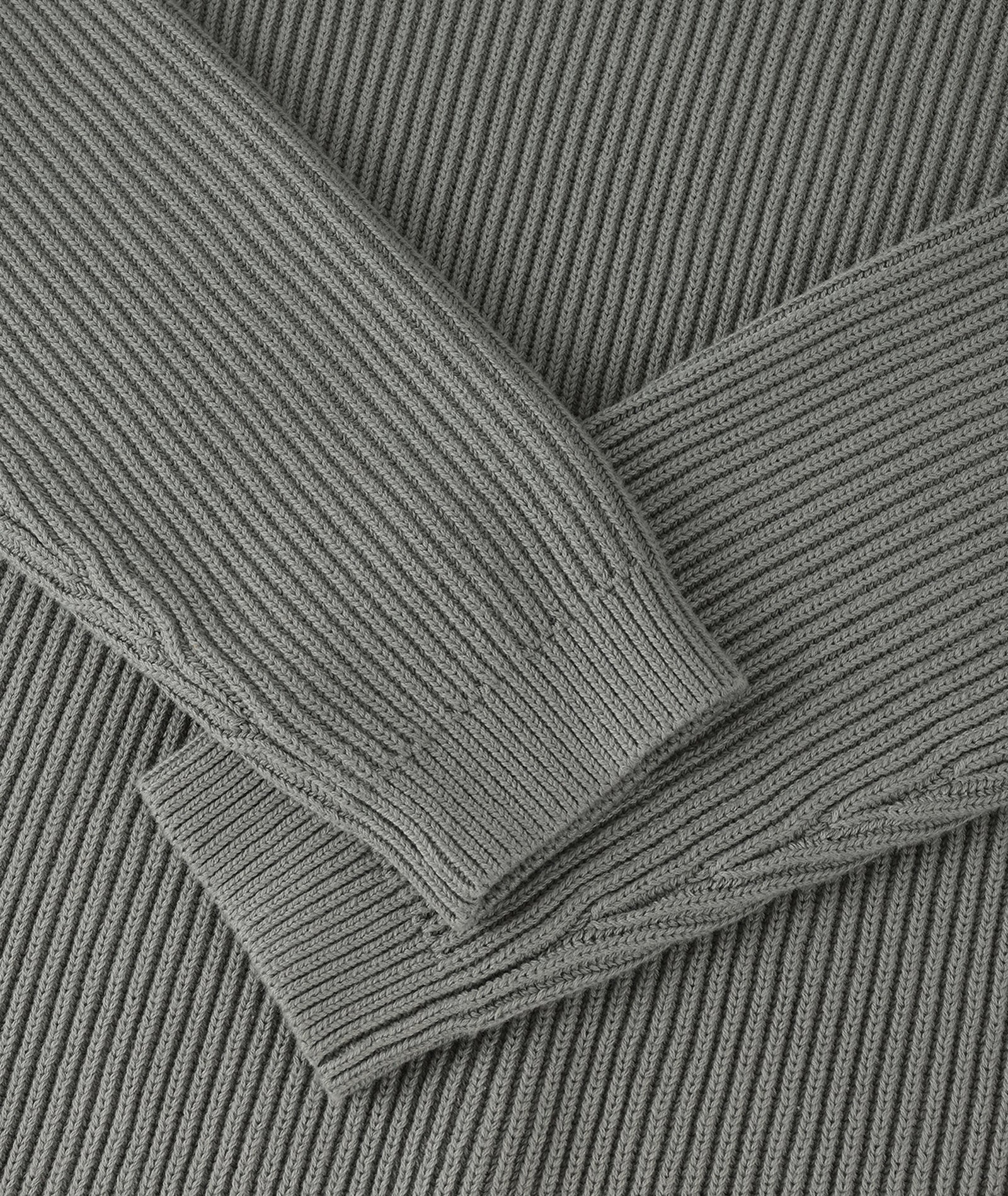 GARMENT PROJECT MAN Boxy Cotton Knit - Dusty Green Knit 255 Dusty Green