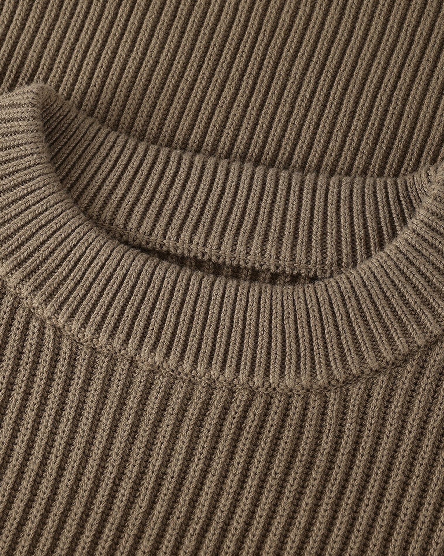 GARMENT PROJECT MAN Boxy Cotton Knit - Moss Knit 175 Moss