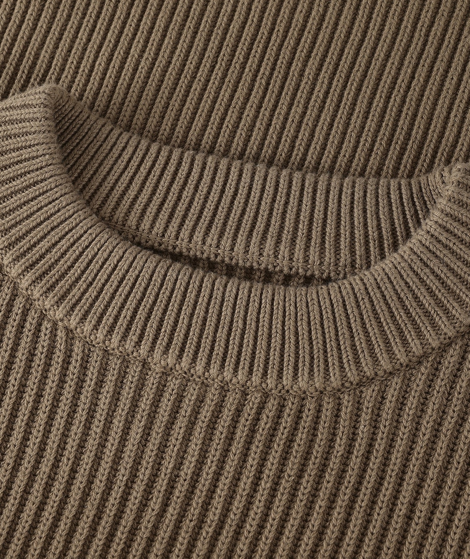 GARMENT PROJECT MAN Boxy Cotton Knit - Moss Knit 175 Moss