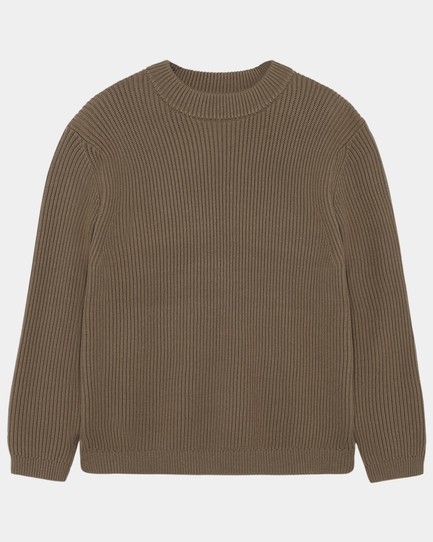 GARMENT PROJECT MAN Boxy Cotton Knit - Moss Knit 175 Moss