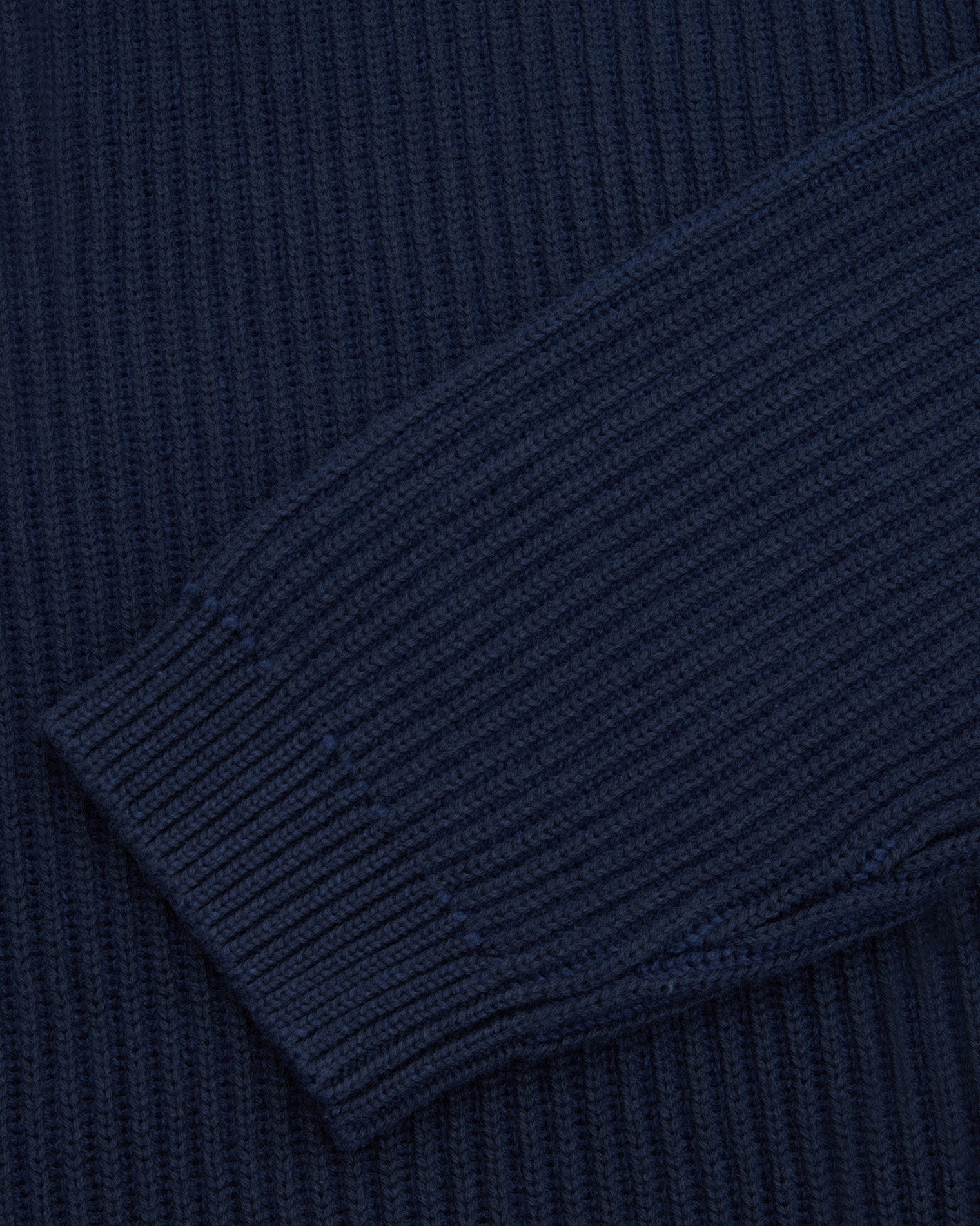GARMENT PROJECT MAN Boxy Cotton Knit - Navy Knit 500 Navy