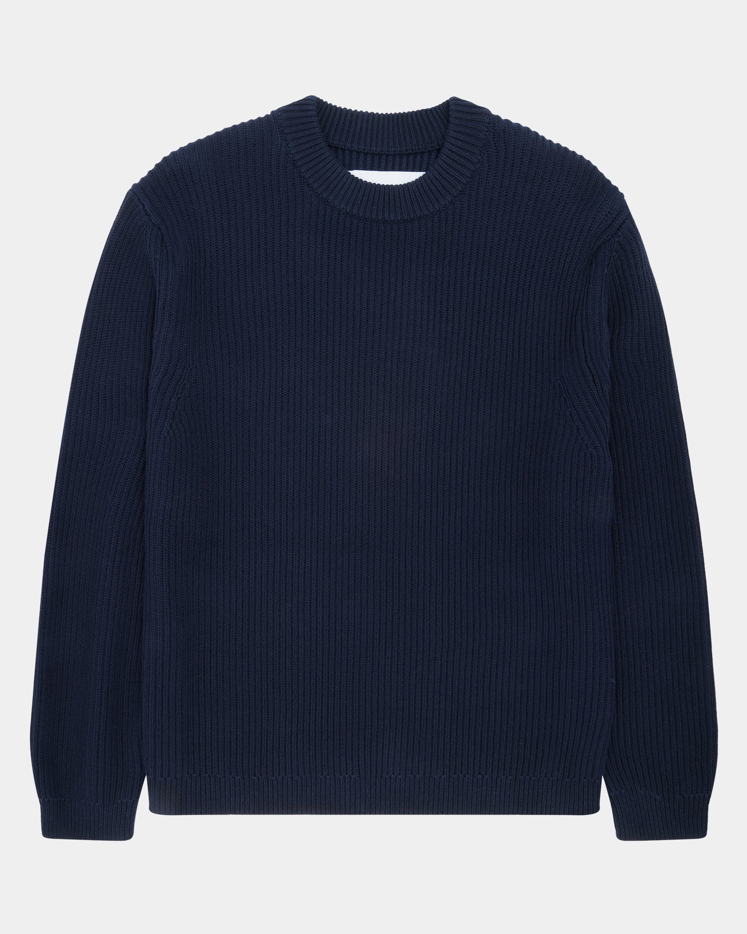 GARMENT PROJECT MAN Boxy Cotton Knit - Navy Knit 500 Navy
