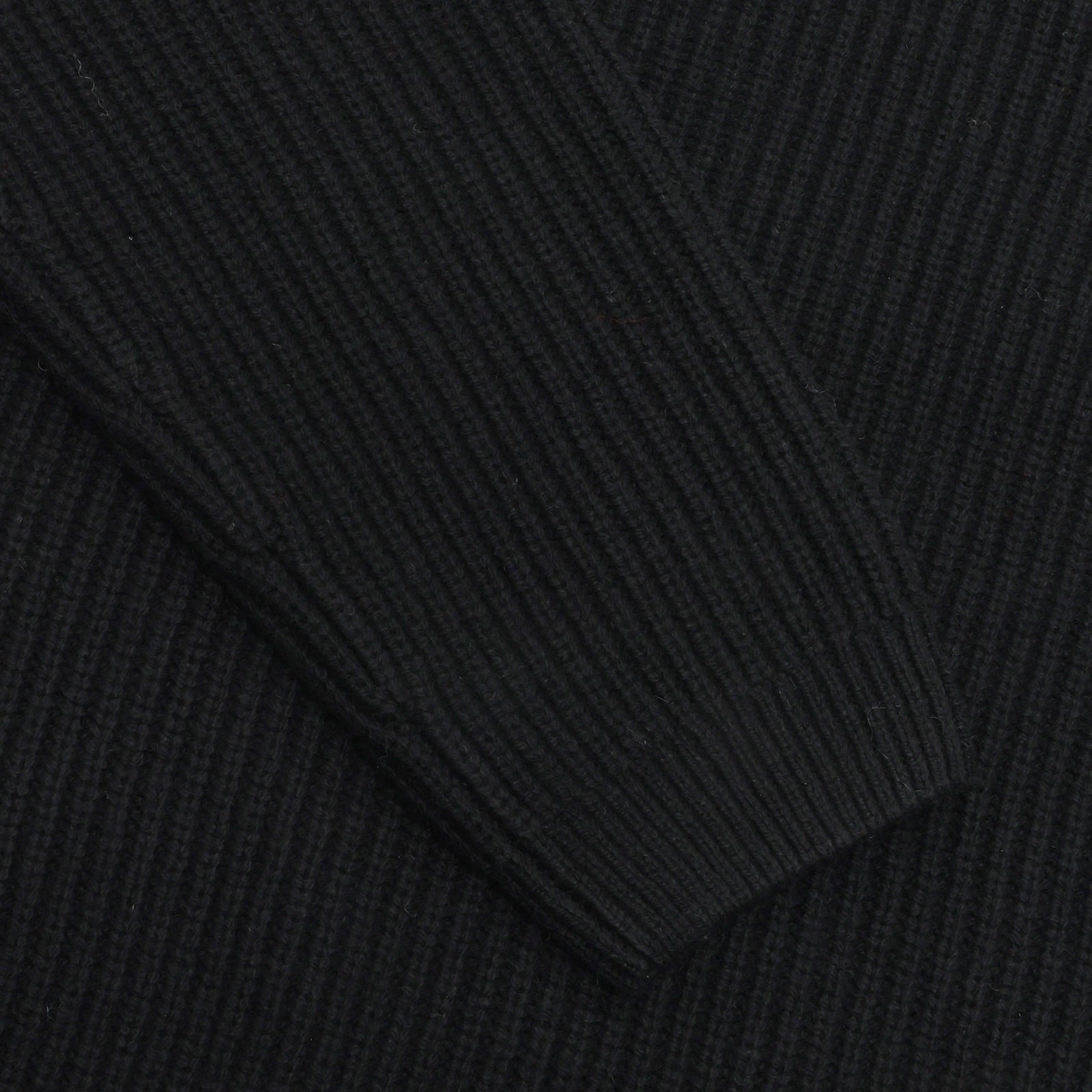 GARMENT PROJECT MAN Boxy Wool Knit - Black Knit 999 Black