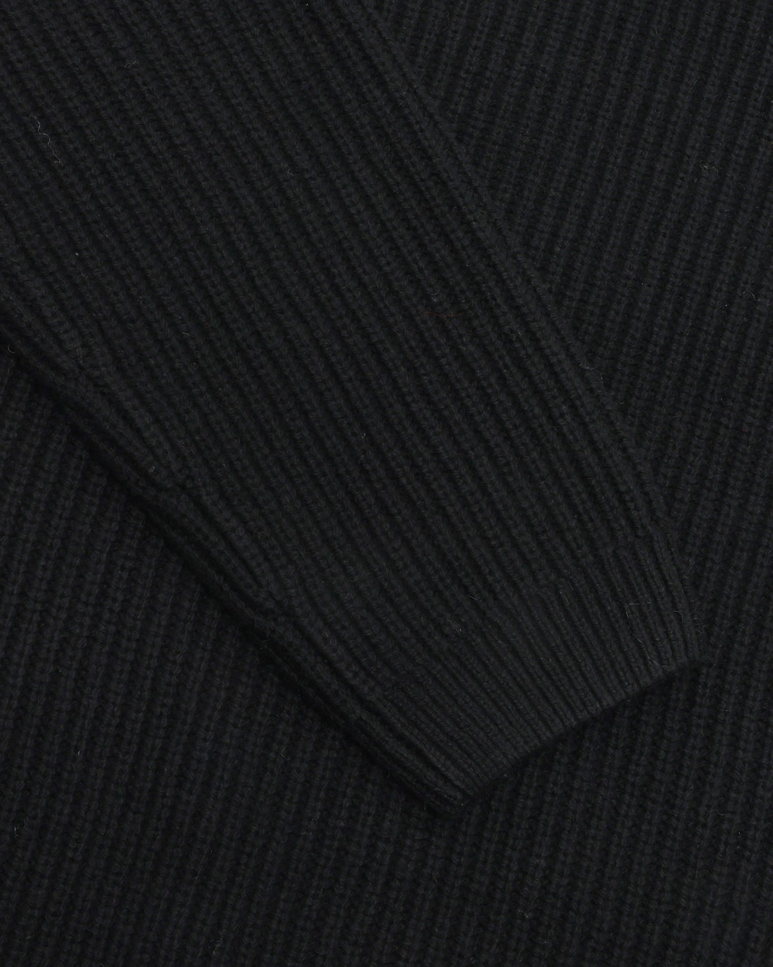 GARMENT PROJECT MAN Boxy Wool Knit - Black Knit 999 Black