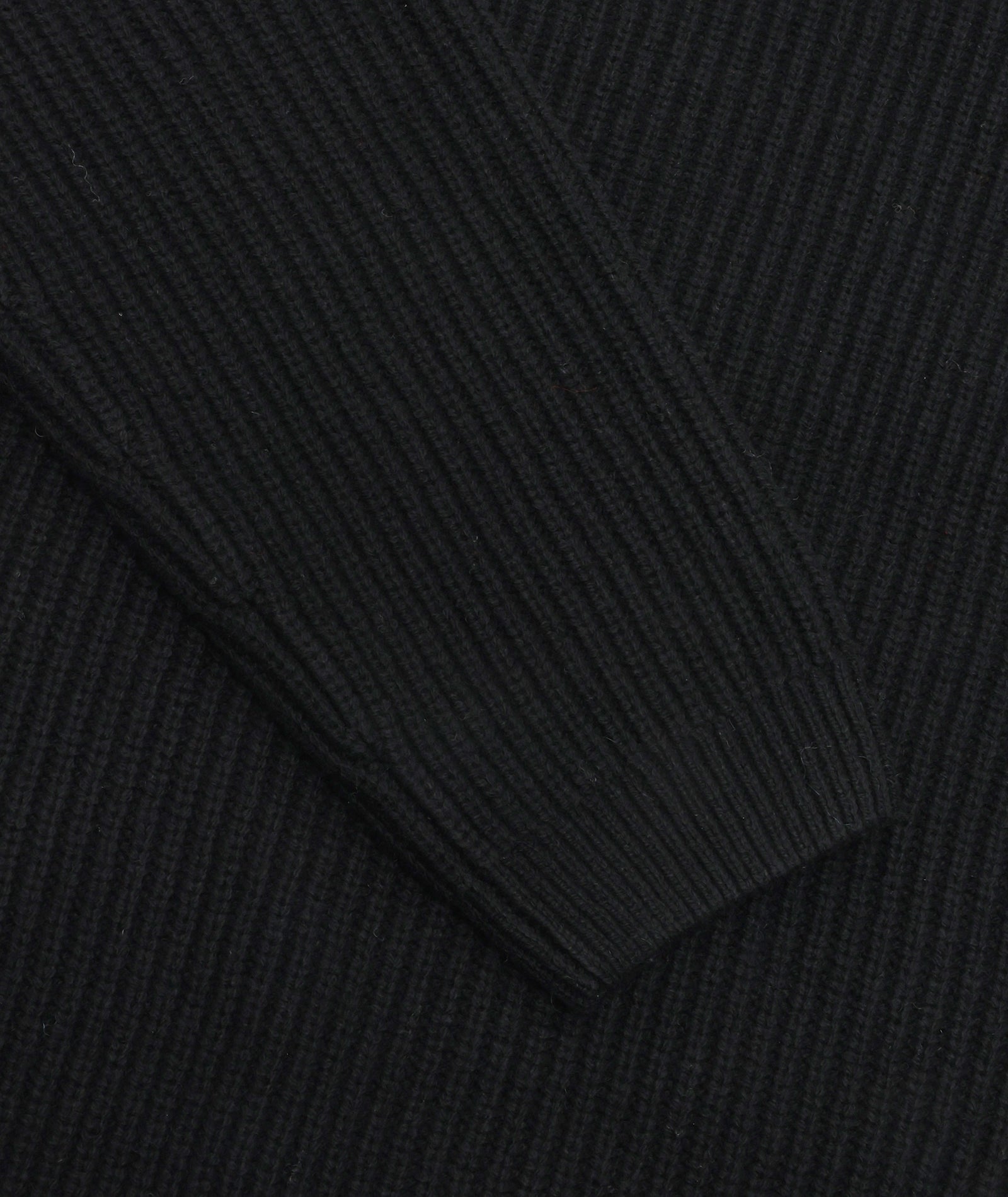 GARMENT PROJECT MAN Boxy Wool Knit - Black Knit 999 Black