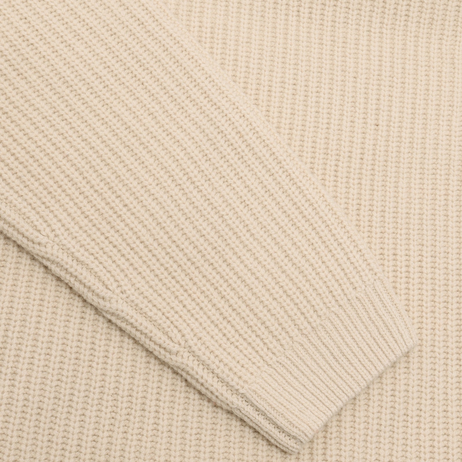 GARMENT PROJECT MAN Boxy Wool Knit - Bone Knit 111 Bone White