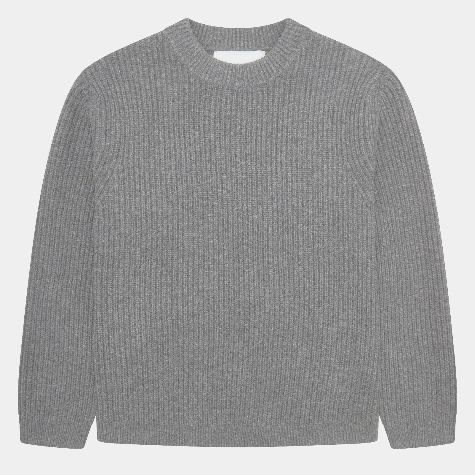 GARMENT PROJECT MAN Boxy Wool Knit - Light Grey Melange Knit 7065 Light Grey Melange