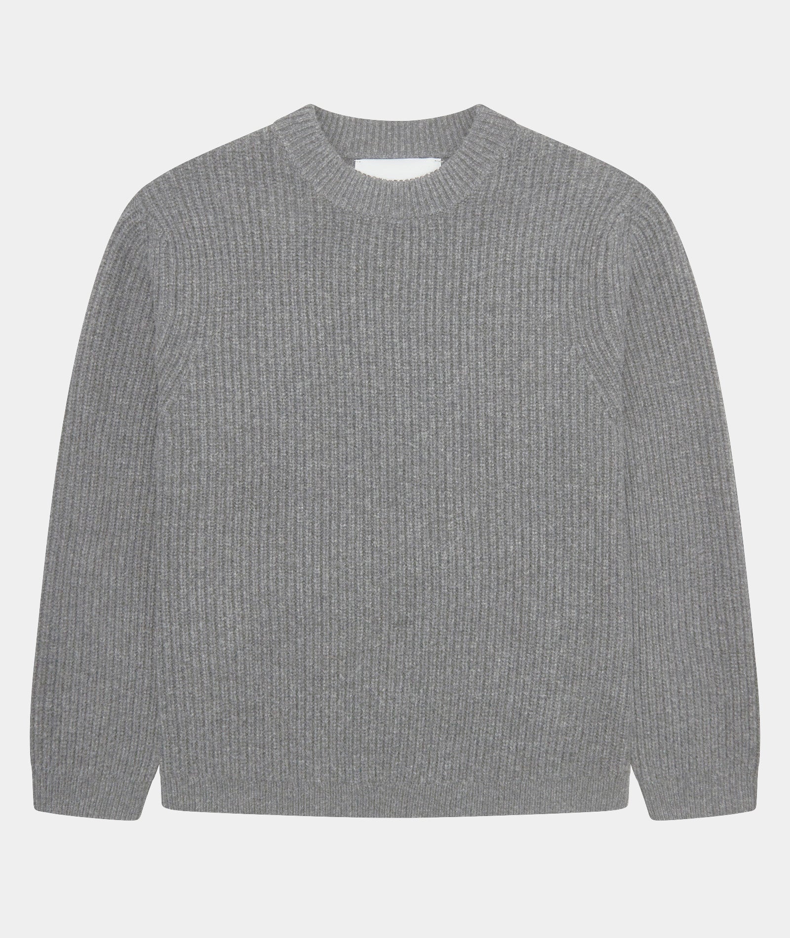 GARMENT PROJECT MAN Boxy Wool Knit - Light Grey Melange Knit 7065 Light Grey Melange
