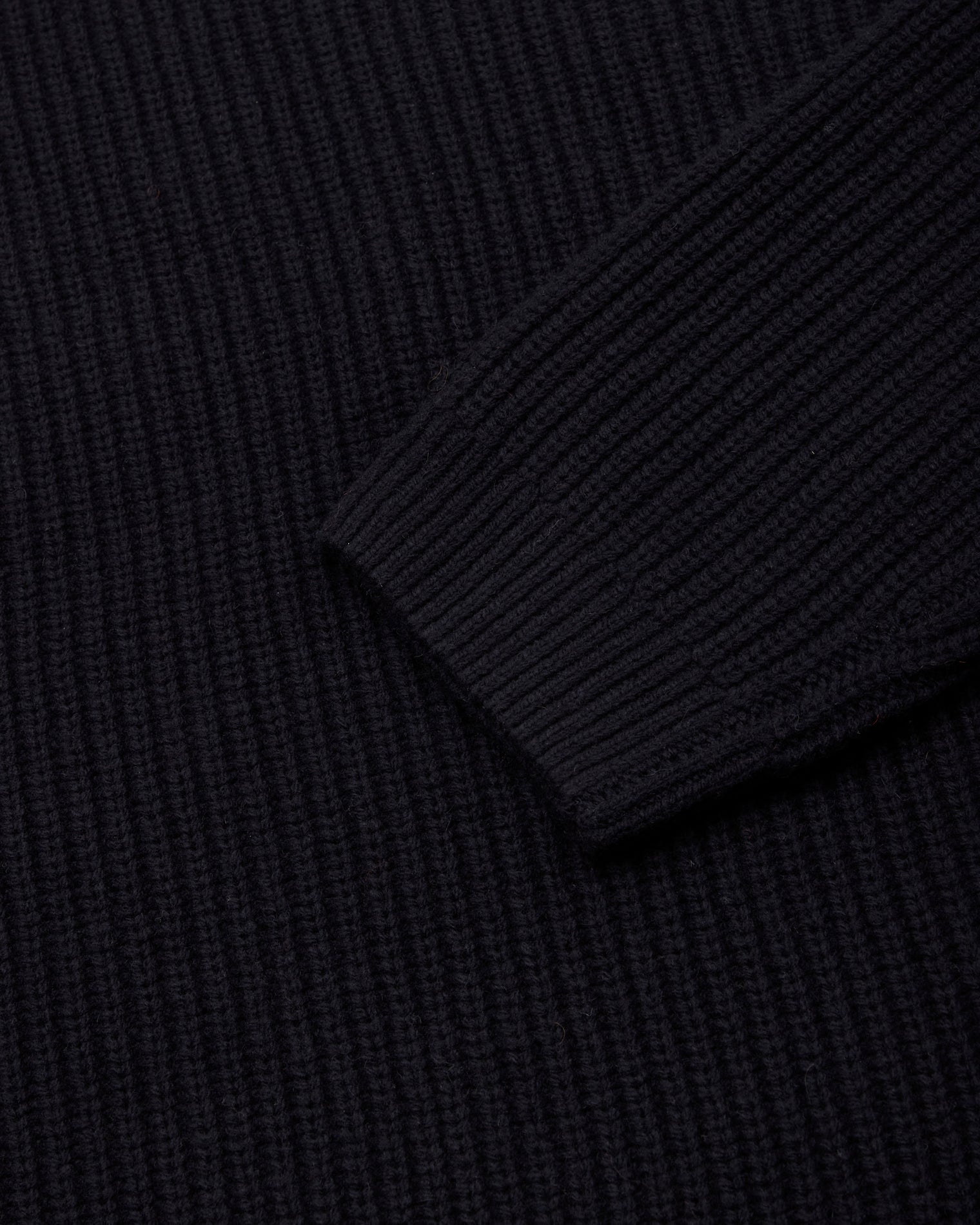 GARMENT PROJECT MAN Boxy Wool Knit - Navy Knit 500 Navy
