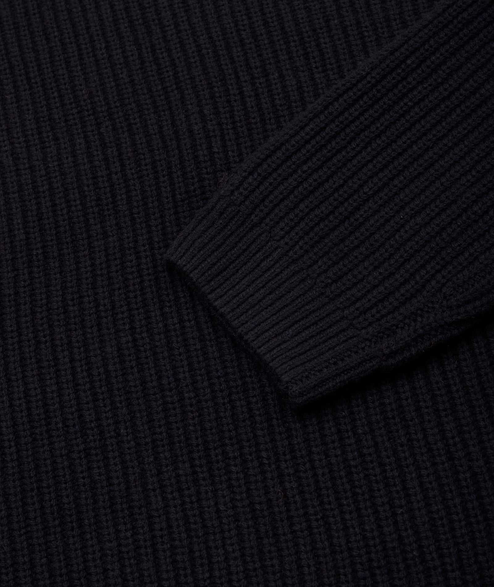 GARMENT PROJECT MAN Boxy Wool Knit - Navy Knit 500 Navy