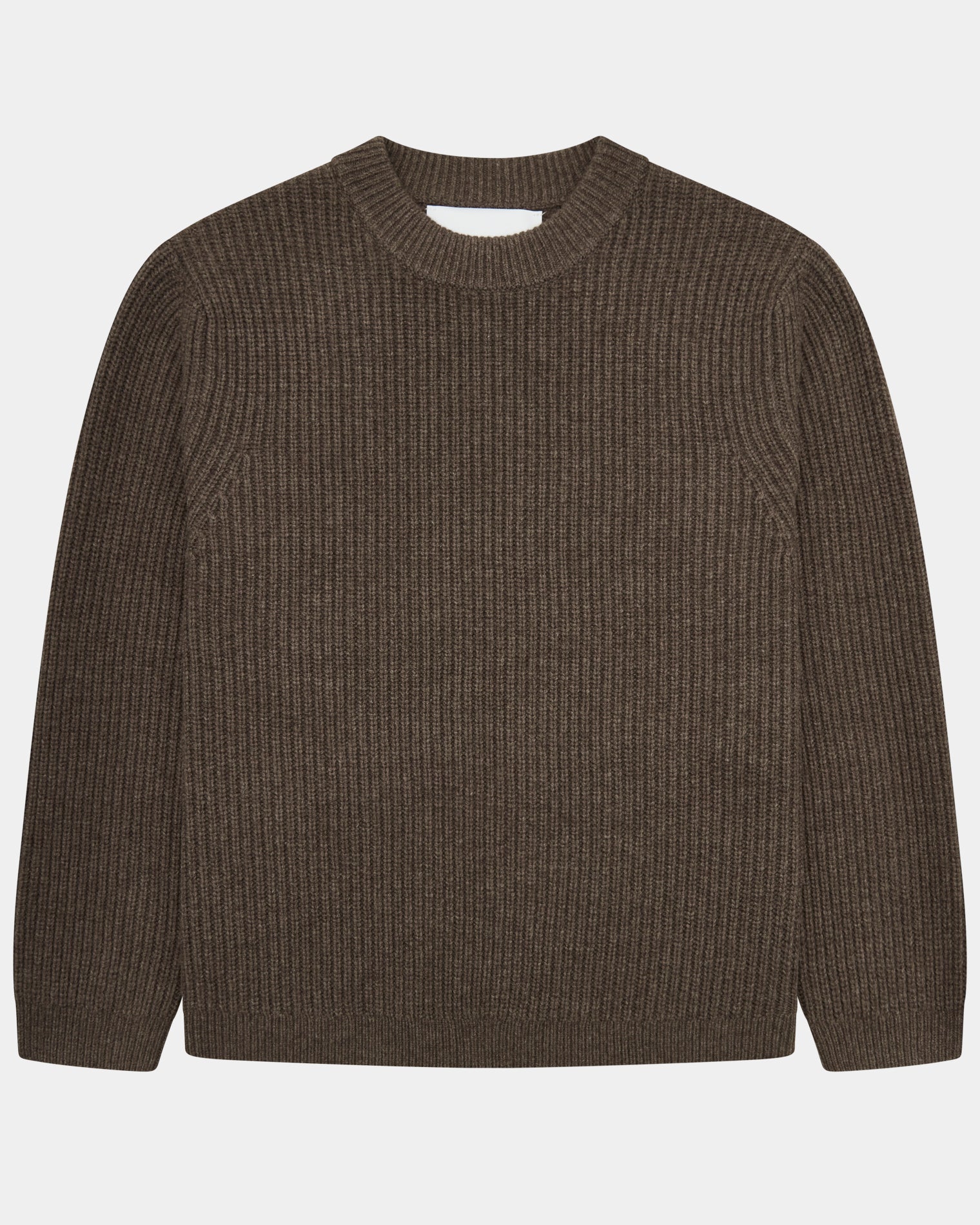 GARMENT PROJECT MAN Boxy Wool Knit - Taupe Melange Knit 140 Taupe