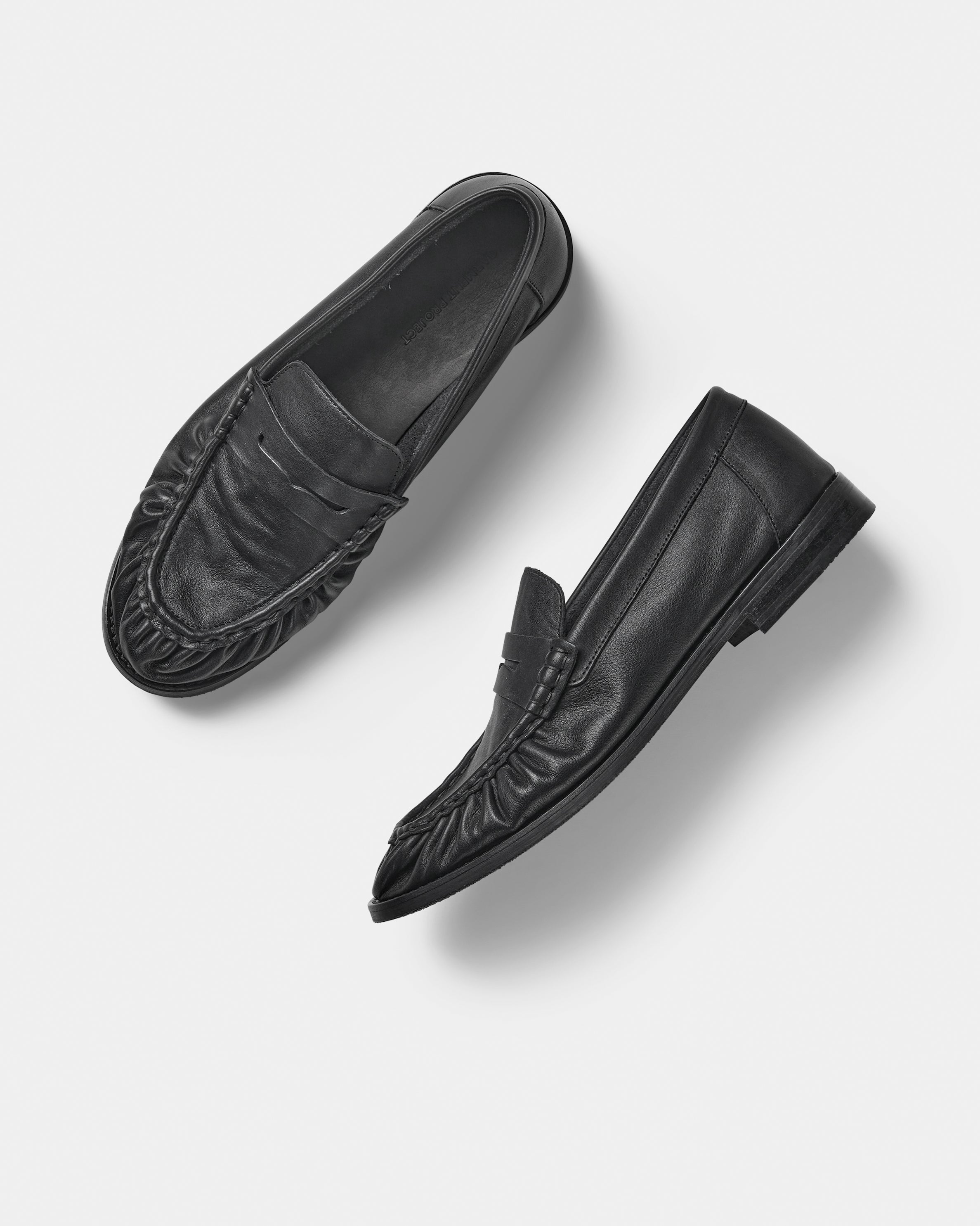 GARMENT PROJECT MAN Charlie - Black Leather Loafer 999 Black