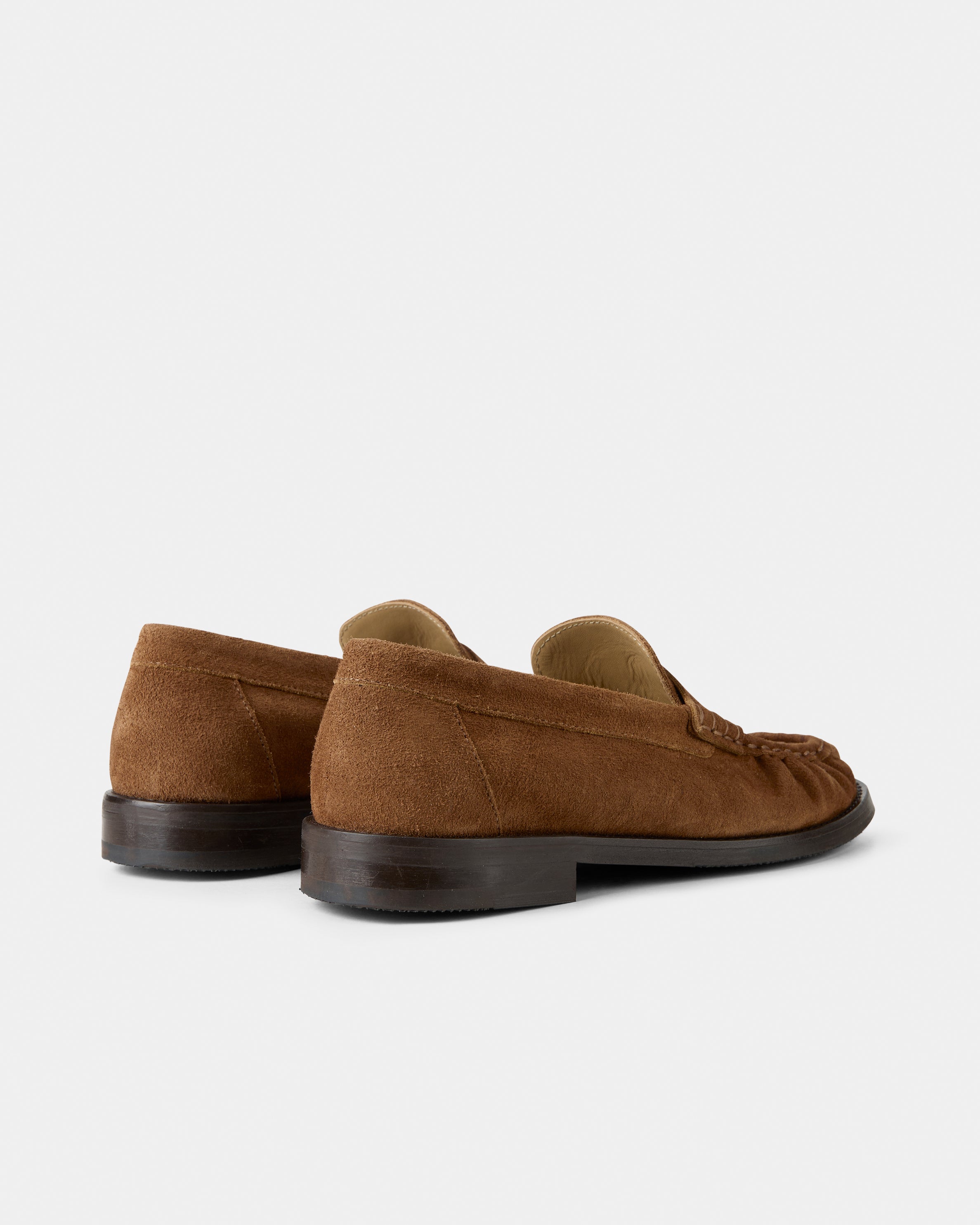 GARMENT PROJECT WMNS Charlie - Cognac Suede Loafer 650 Cognac