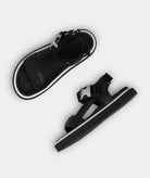 GARMENT PROJECT WMNS Cody Sandal - Black Leather Sandals 999 Black