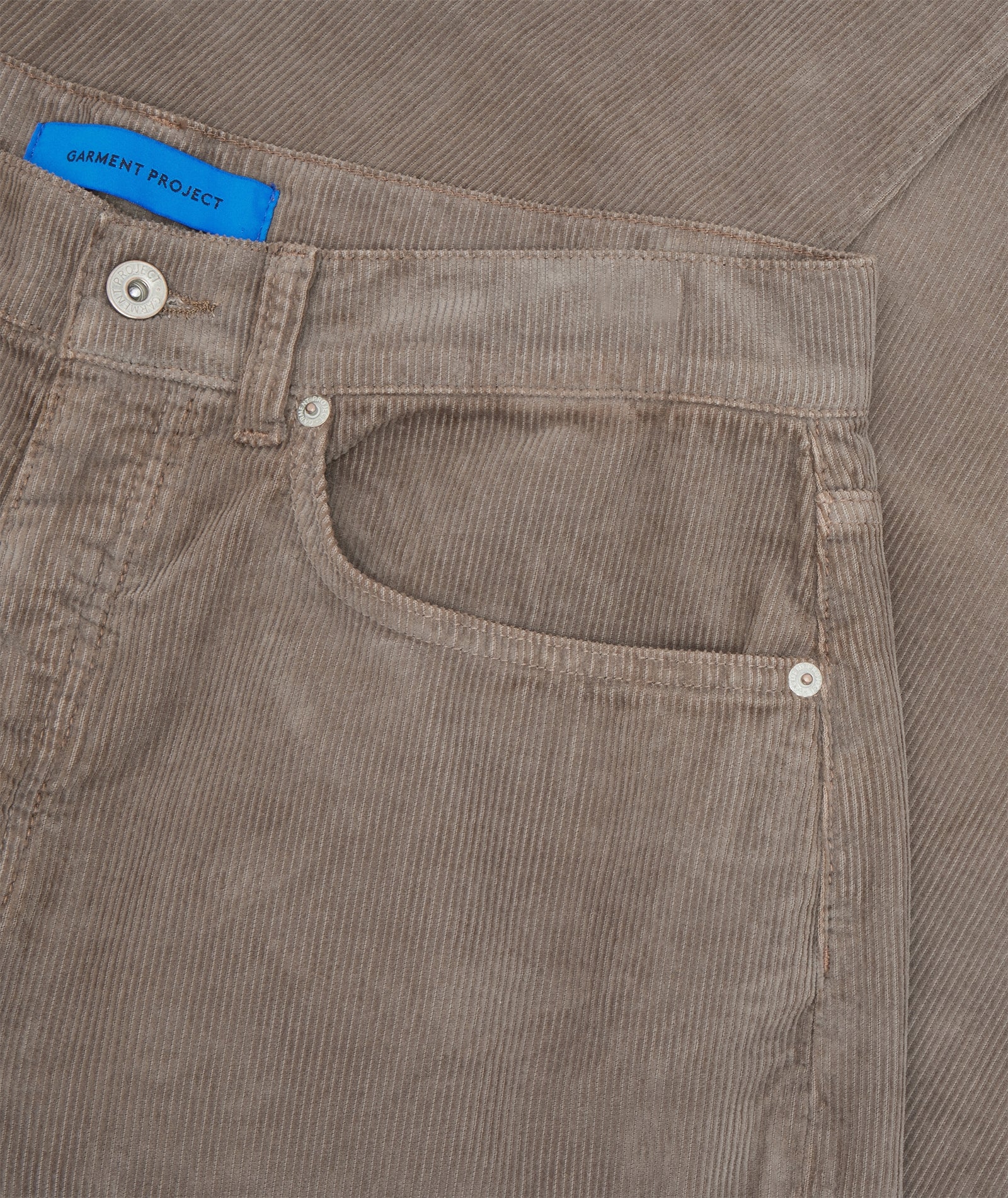 GARMENT PROJECT MAN Corduroy Five Pocket Loose Fit - Elephant Pant 460 Elephant