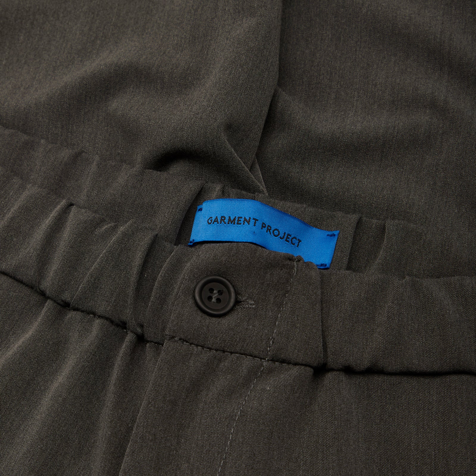 GARMENT PROJECT MAN Dressed Pant - Dark Grey Melange Pant 7673 Dark Grey