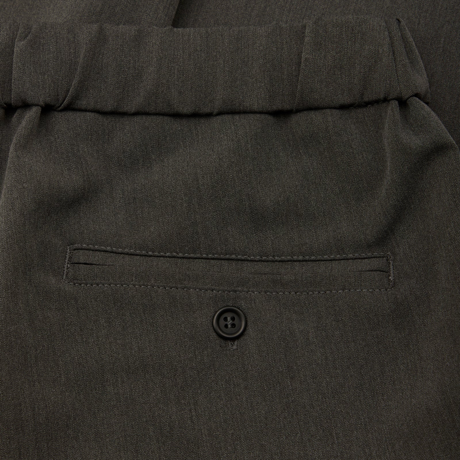 GARMENT PROJECT MAN Dressed Pant - Dark Grey Melange Pant 7673 Dark Grey