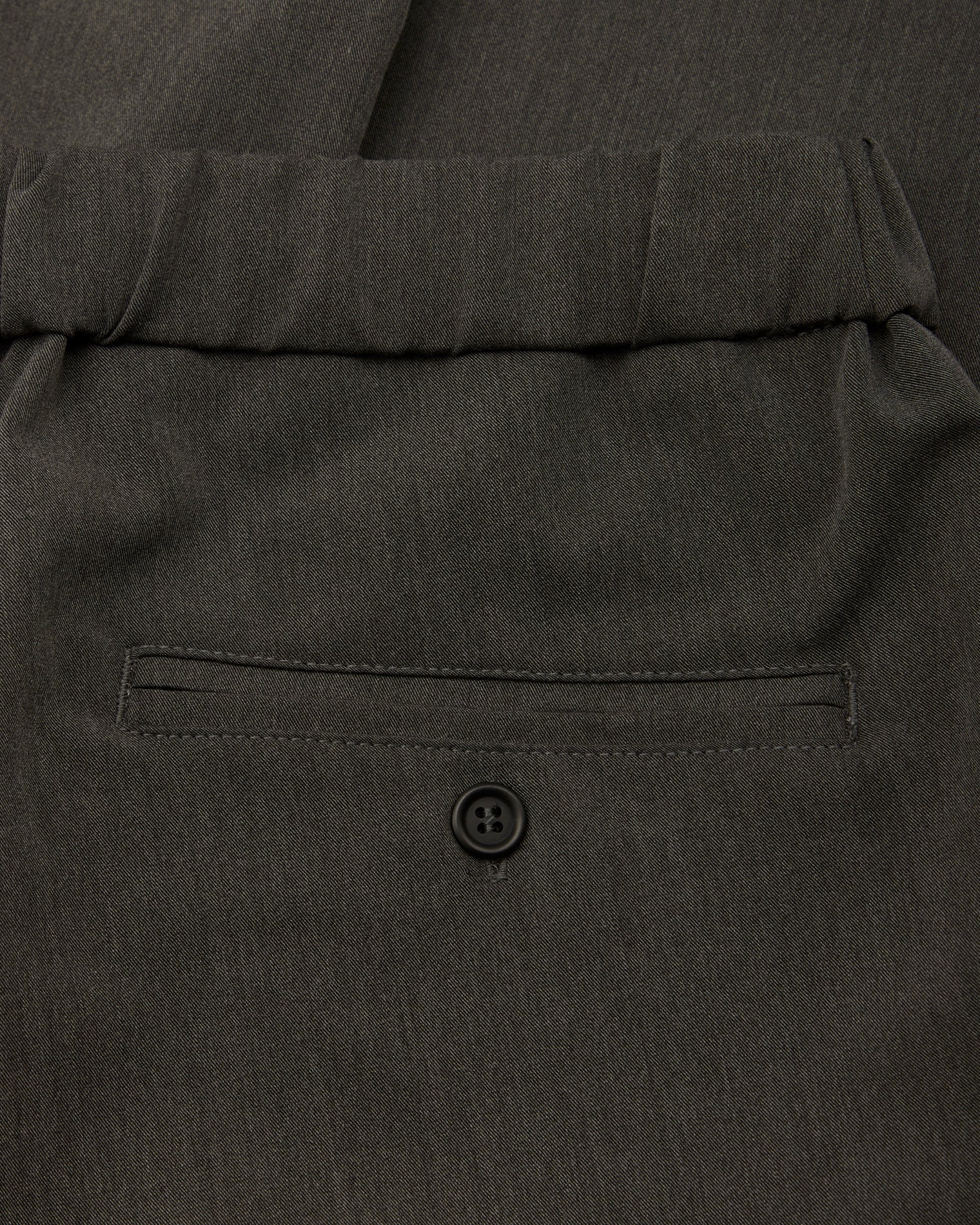 GARMENT PROJECT MAN Dressed Pant - Dark Grey Melange Pant 7673 Dark Grey