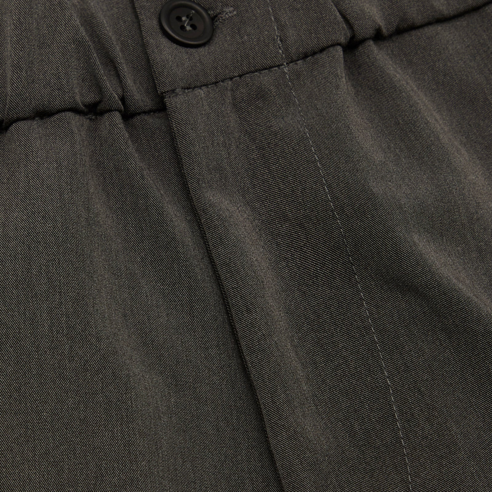 GARMENT PROJECT MAN Dressed Pant - Dark Grey Melange Pant 7673 Dark Grey
