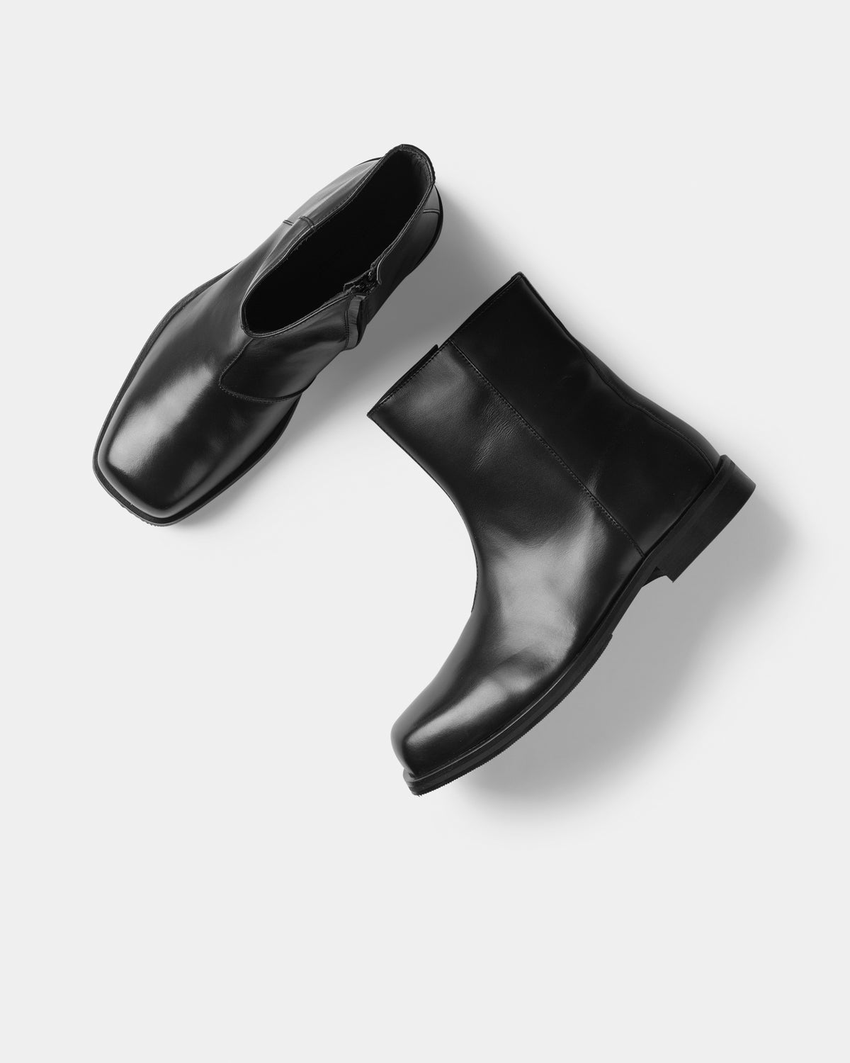 GARMENT PROJECT MAN Drew - Black Leather Boots