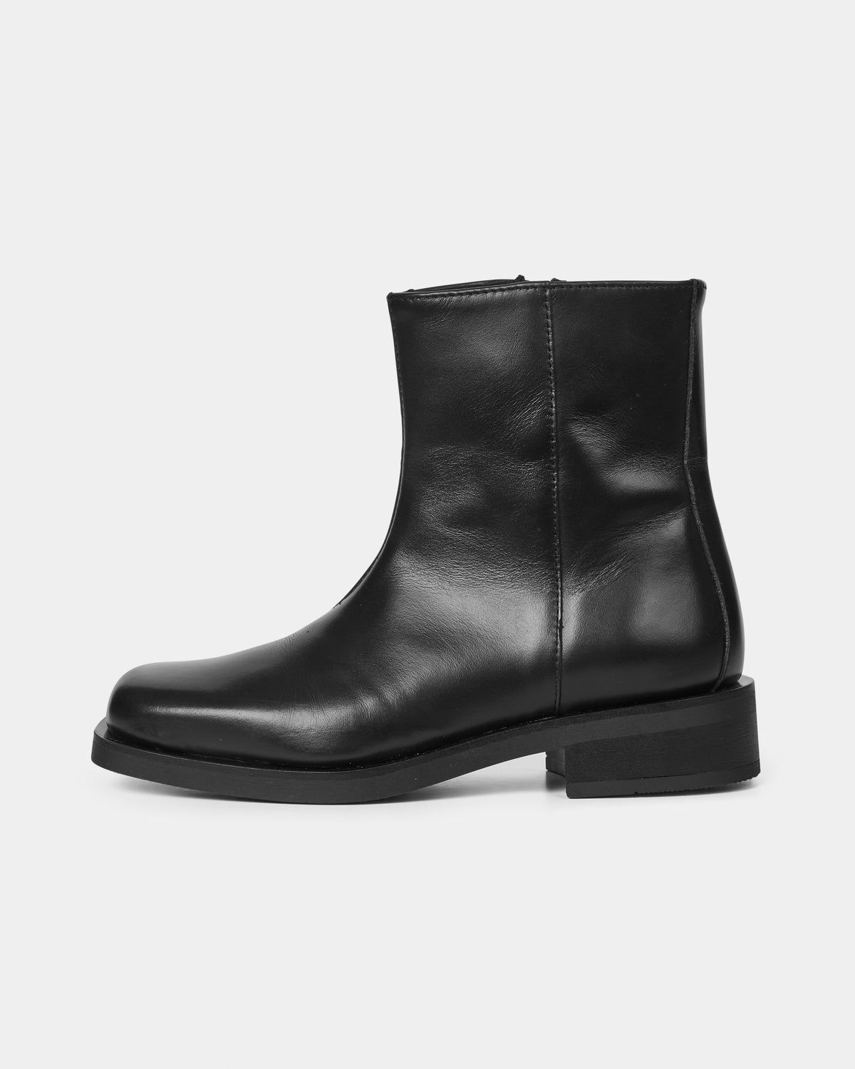 GARMENT PROJECT WMNS Drew - Black Leather Boots 999 Black