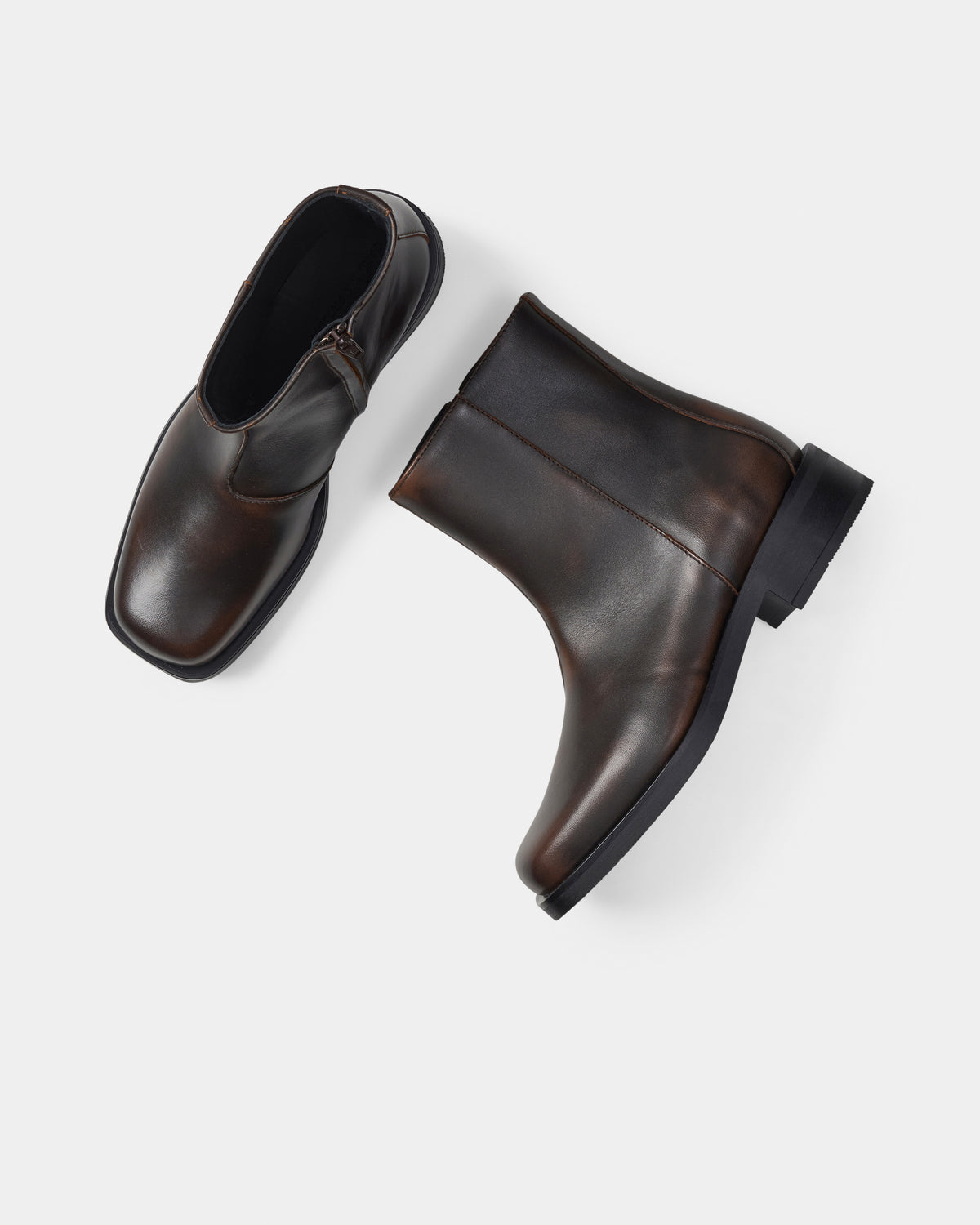 GARMENT PROJECT WMNS Drew - Brown Vintage Leather Boots 800 Brown