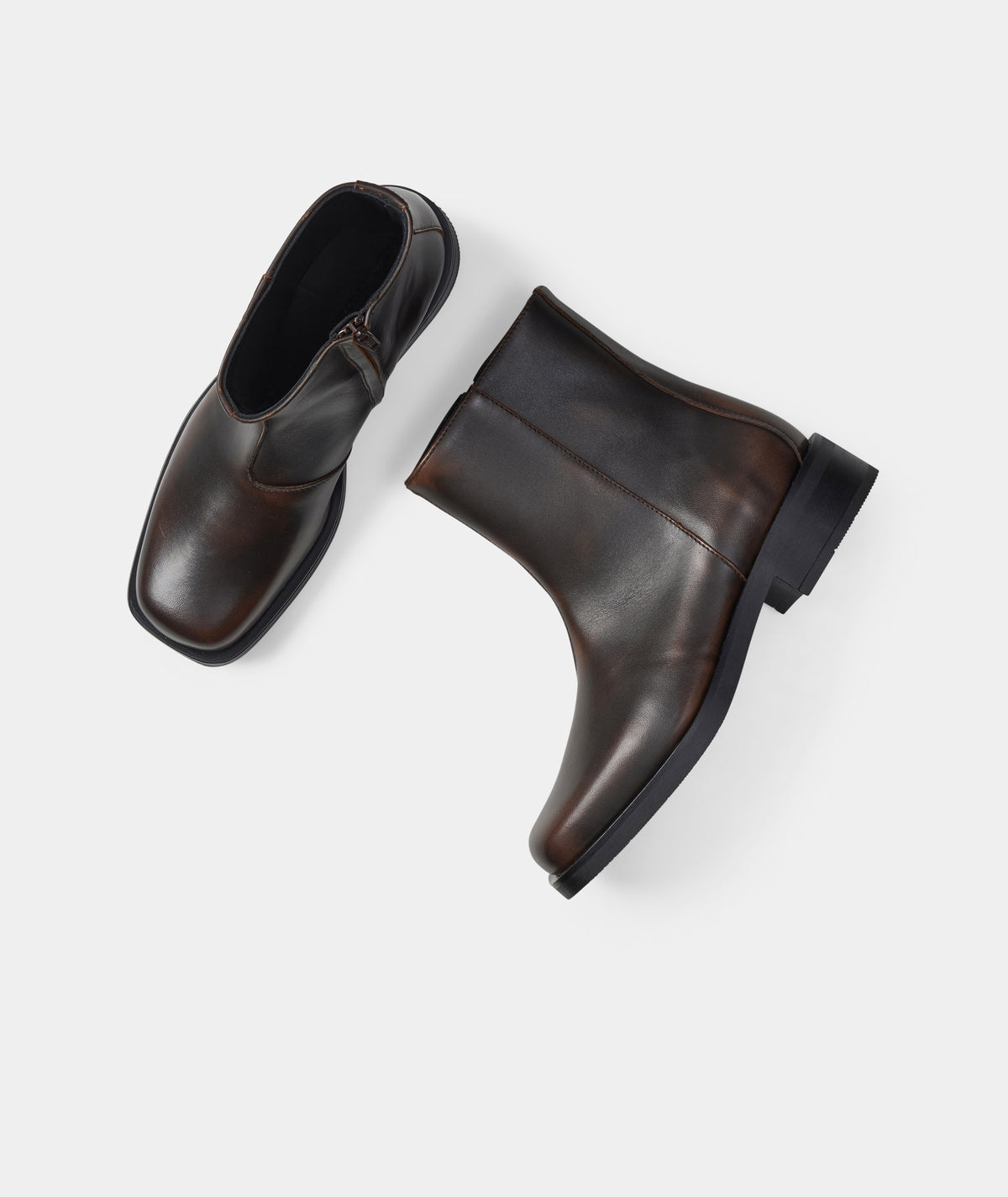 GARMENT PROJECT WMNS Drew - Brown Vintage Leather Boots 800 Brown