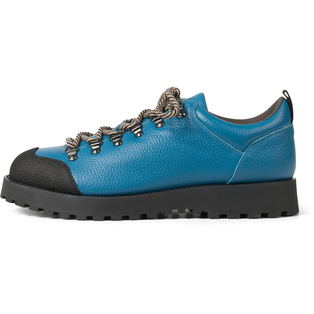 GARMENT PROJECT WMNS Dune Low - Blue Tumbled Leather Shoes 550 Blue