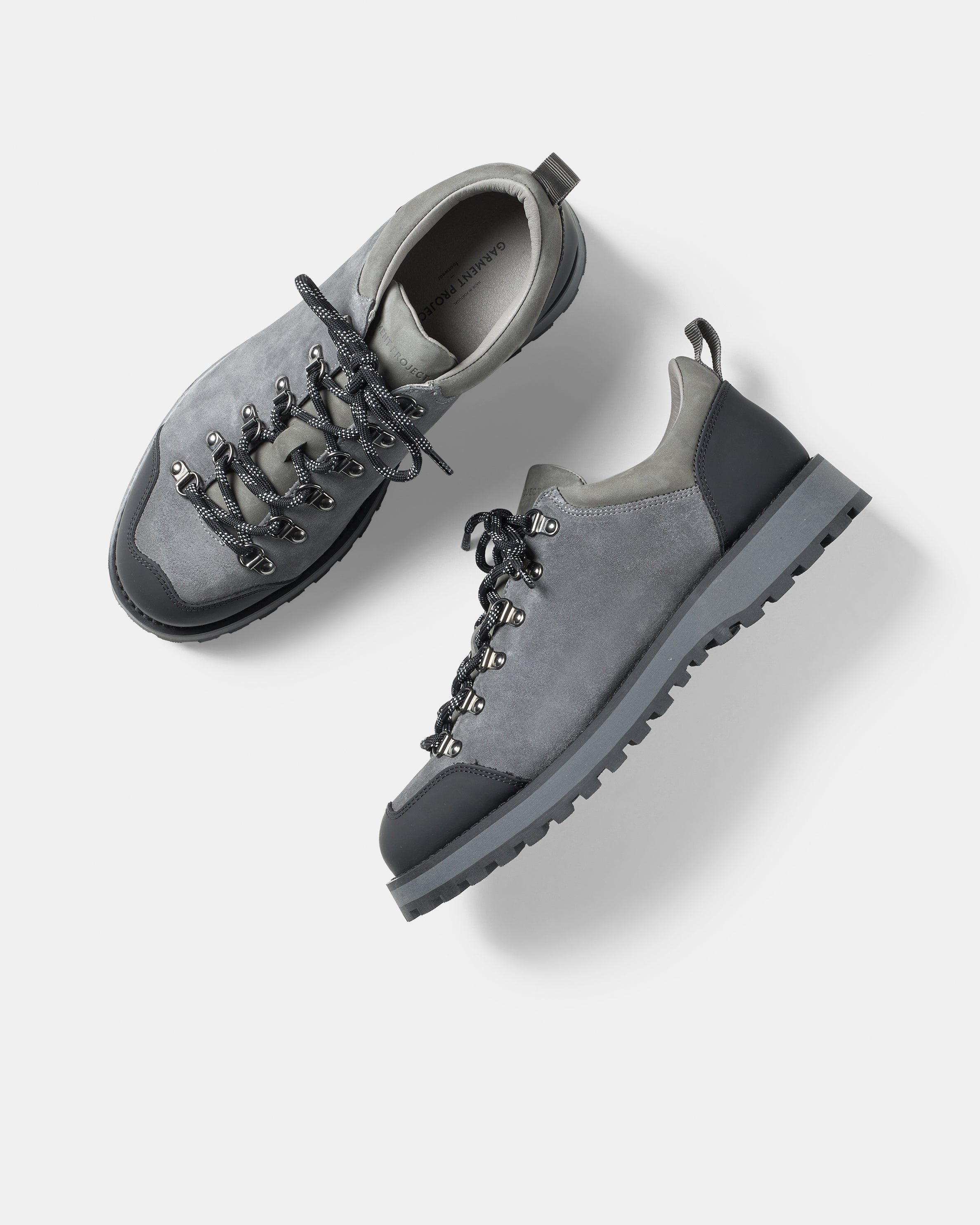 GARMENT PROJECT MAN Dune Low - Dark Grey Suede Shoes 7673 Dark Grey