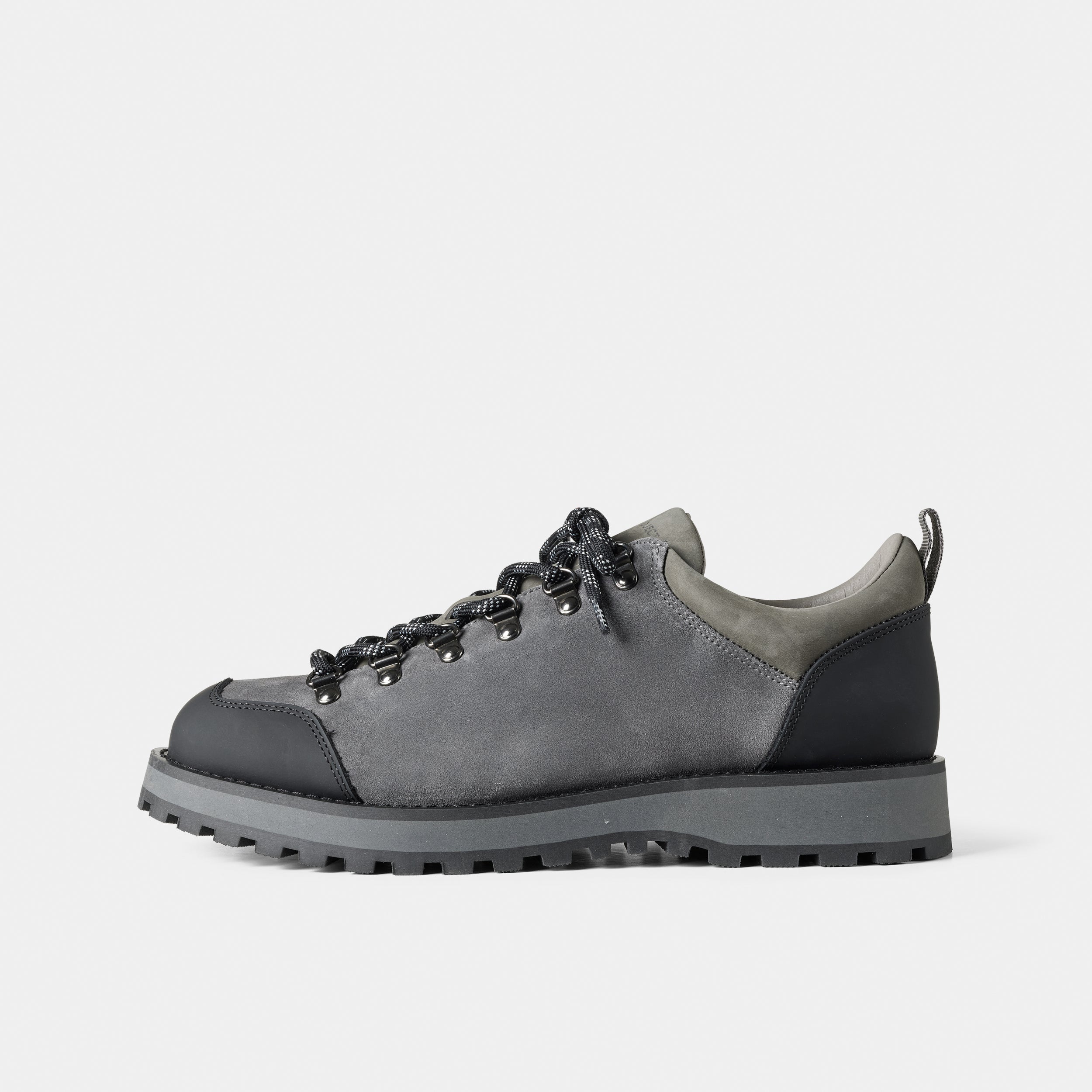 GARMENT PROJECT MAN Dune Low - Dark Grey Suede Shoes 7673 Dark Grey