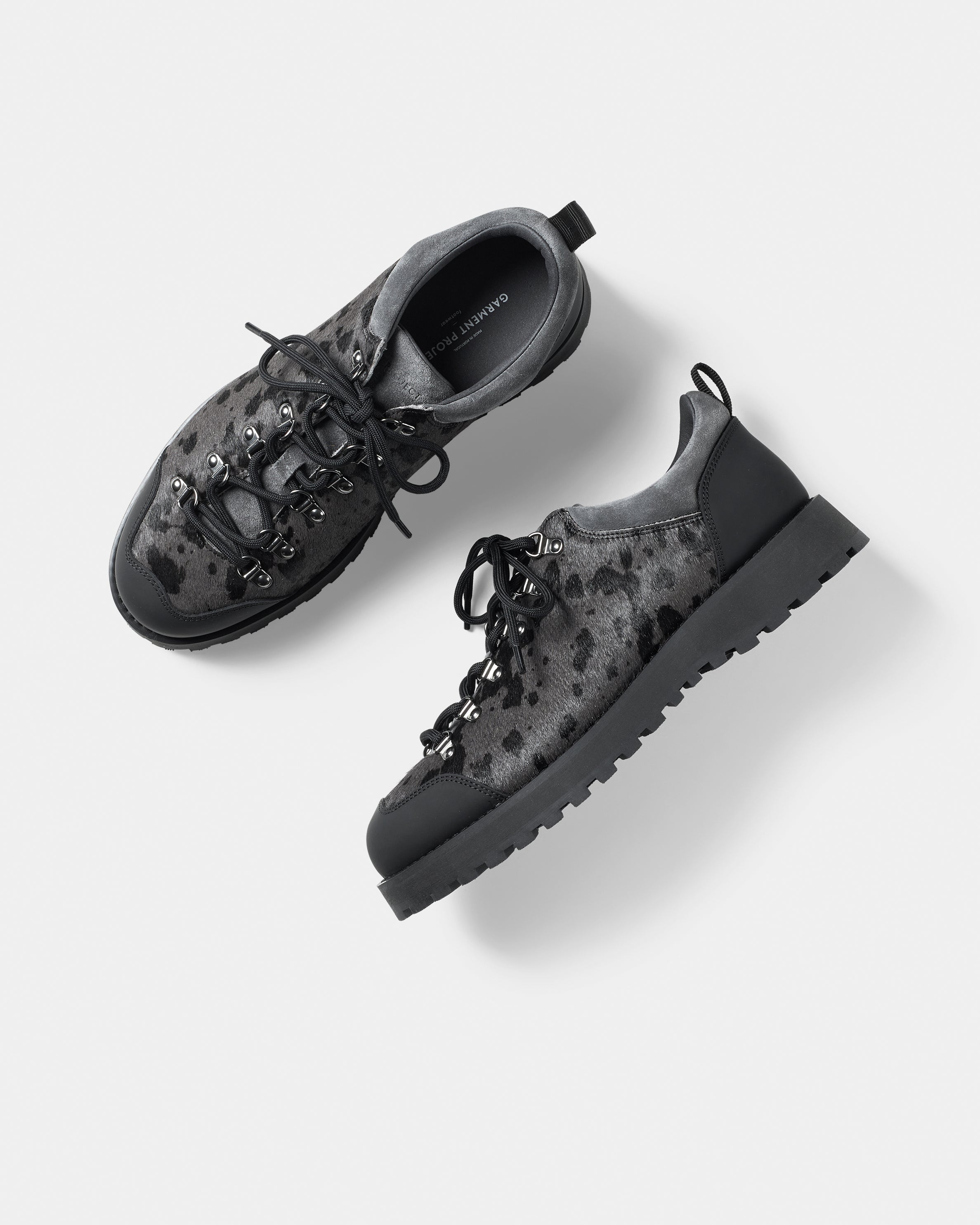 GARMENT PROJECT MAN Dune Low - Grey Pony Hair Shoes 400 Grey