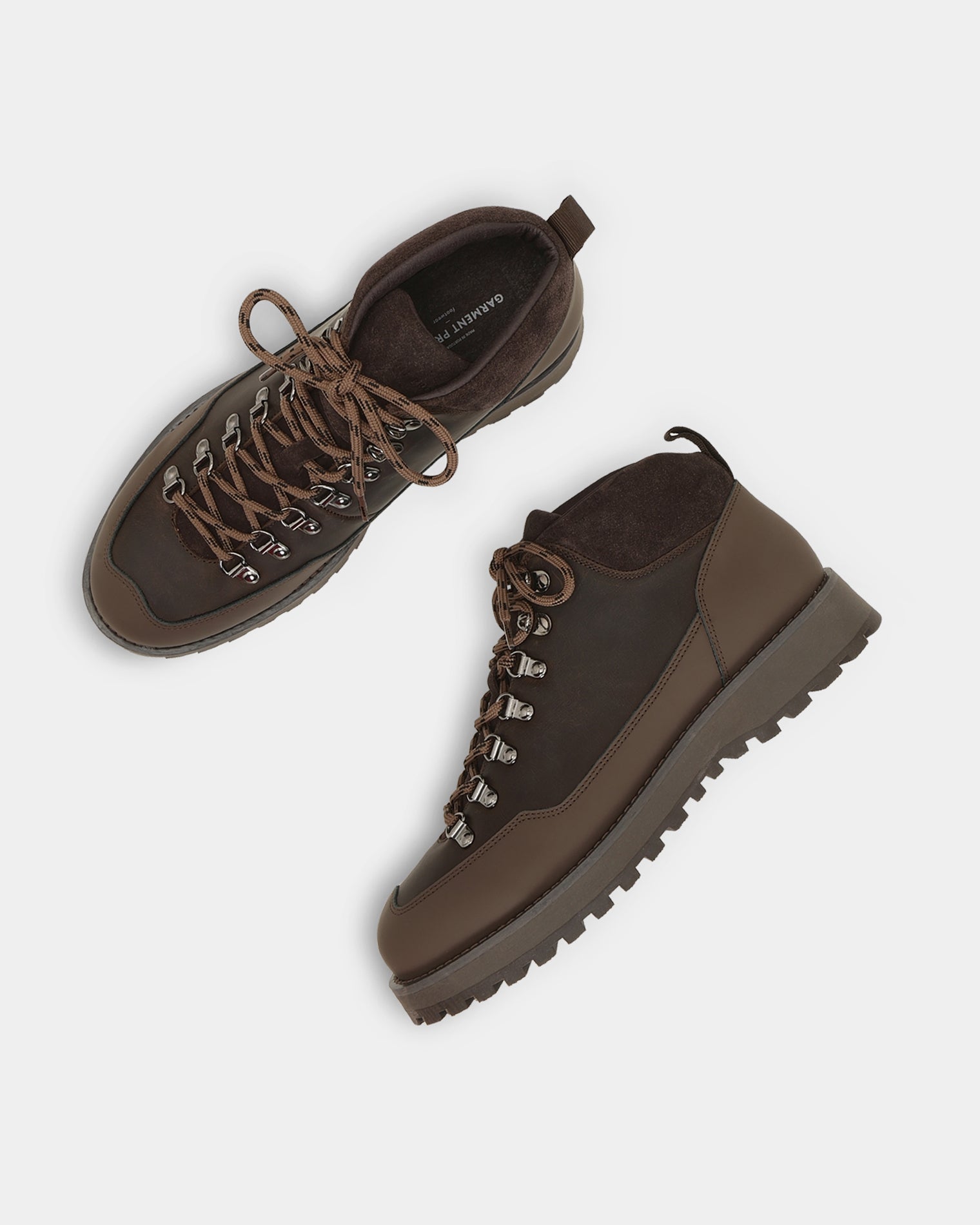 GARMENT PROJECT WMNS Dune Mid - Brown Crazy Horse Leather Boots 800 Brown