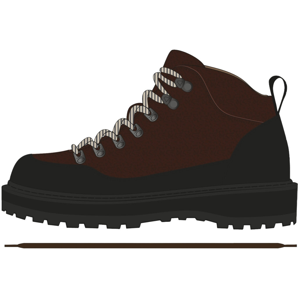 GARMENT PROJECT WMNS Dune Mid - Brown Tumbled Leather Boots 800 Brown